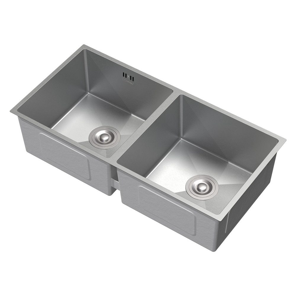 Edelstahl-Spülbecken 1 Becken, 50x40x20 Cm – Einbau-Spüle Für Die Küche, Mit Ablauf Und Geräuschdämmung