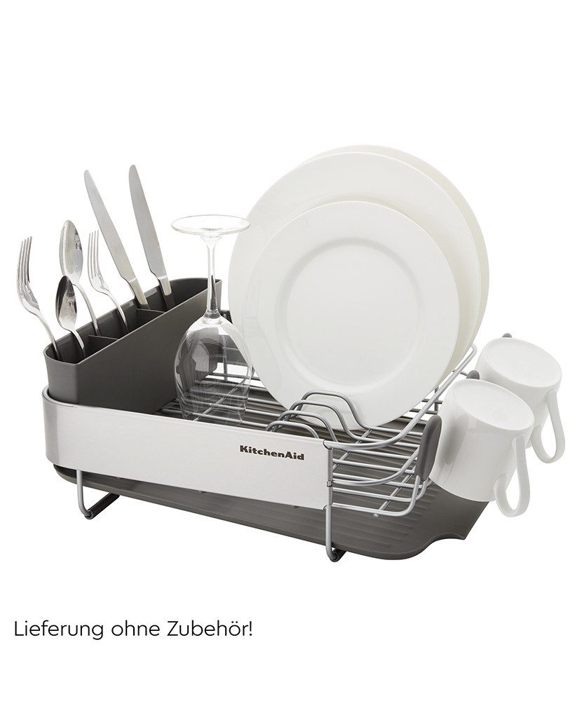 KitchenAid Geschirrständer KEG895BXCGA, Platzsparendes Design für einen aufgeräumten Spülbereich