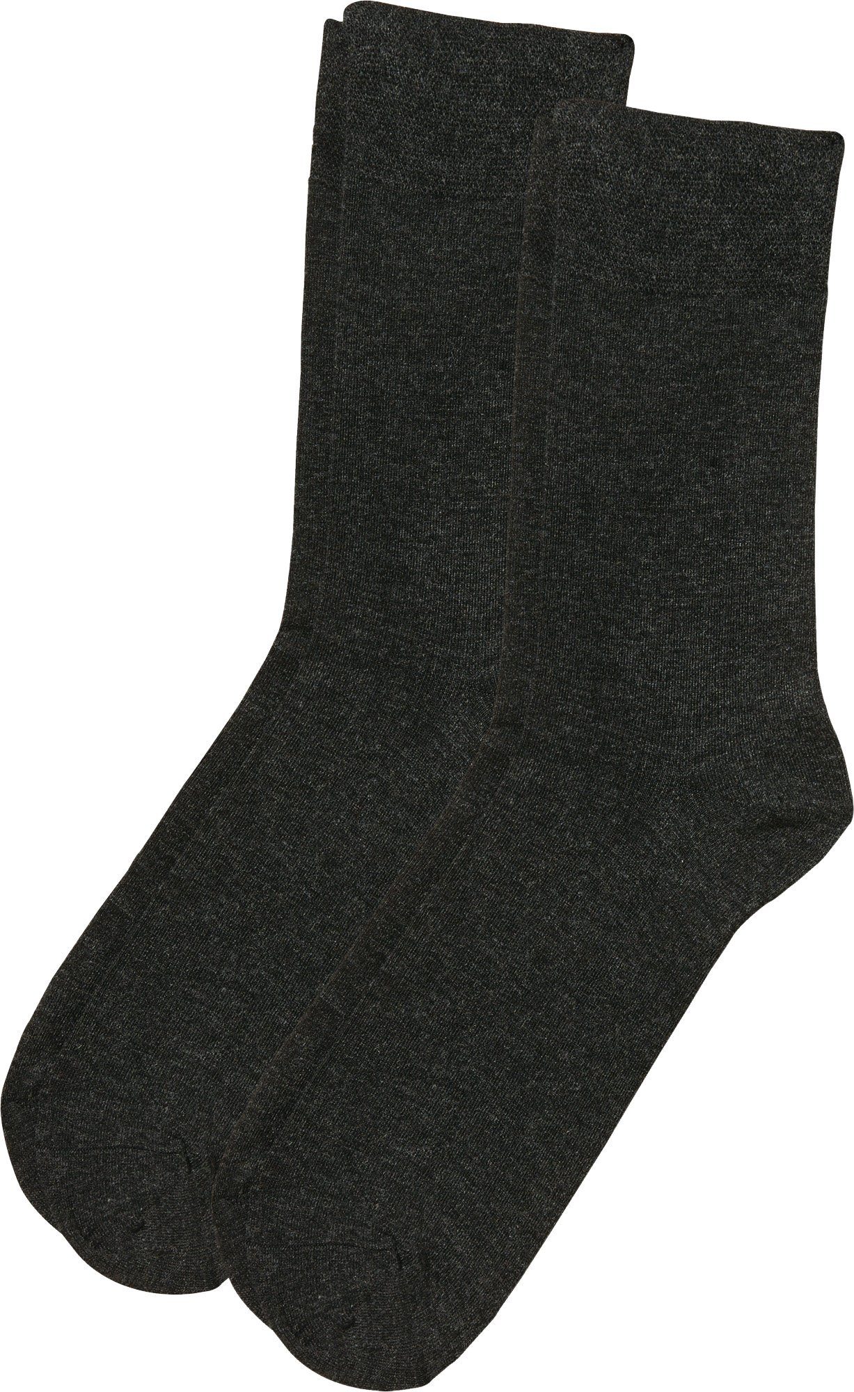 Uni Socken Herren-Socken (4-Paar) Müller Erwin Paar 2 anthrazit