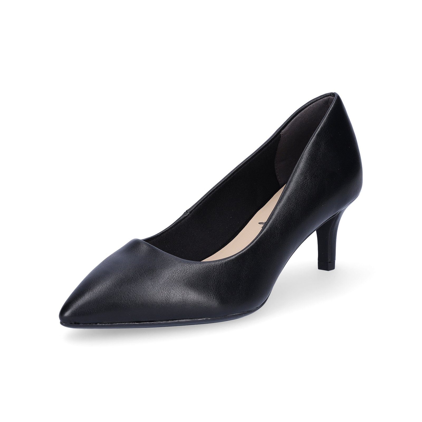 Tamaris Tamaris Damen Pumps matt schwarz Pumps