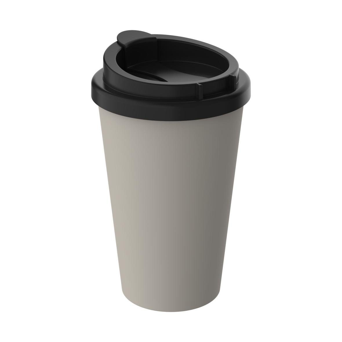 elasto Coffee-to-go-Becher 350 ml Kaffeebecher To Go doppelt isolierter Becher, Made in Germany, Doppelwandig, Teebecher, Coffee Mug, recycled Becher