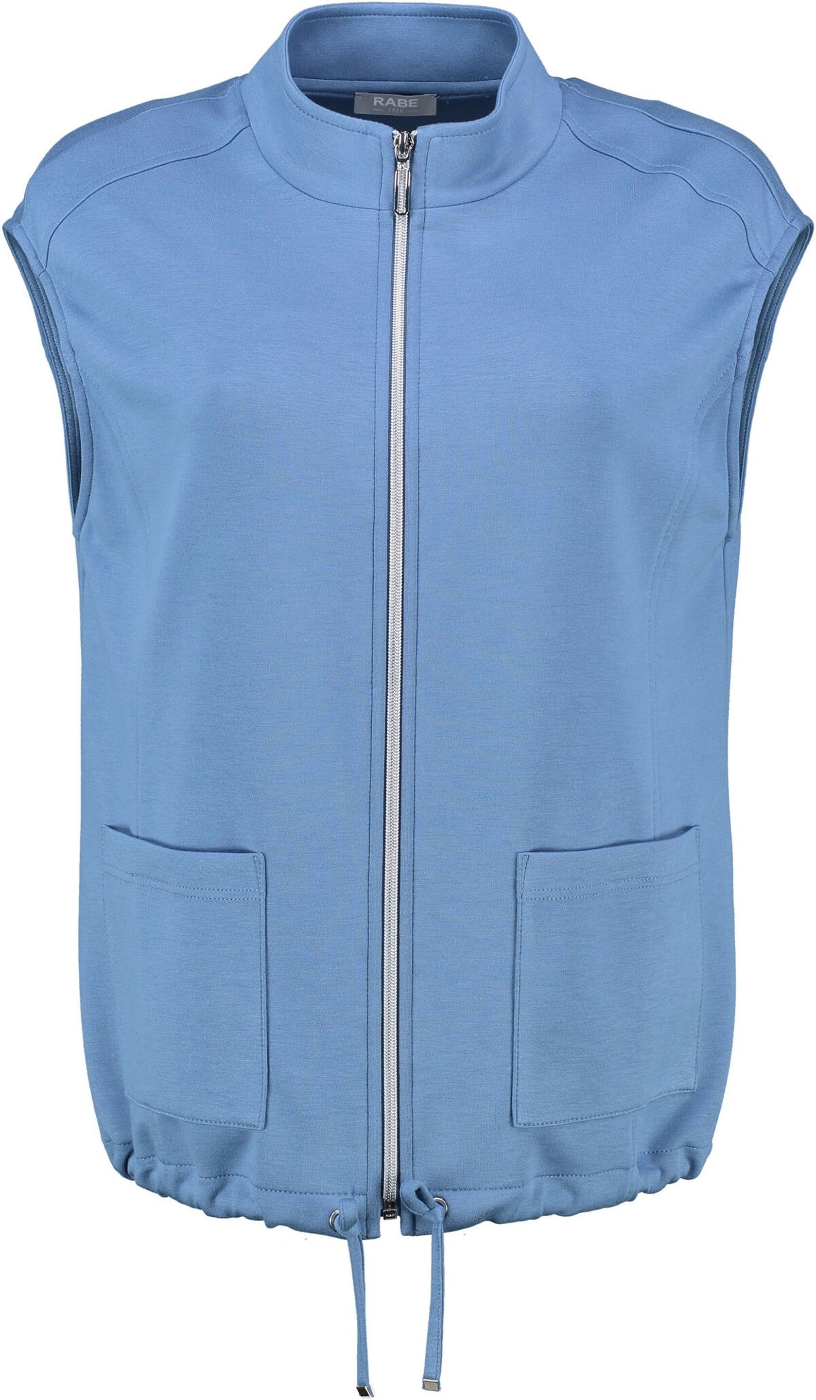 Shirtweste RABE Weste blau in weicher Stretch-Qualität