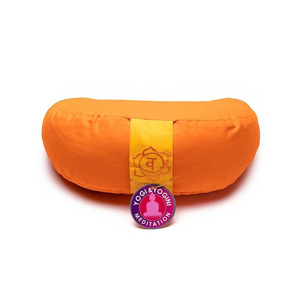 Just Be Meditationskissen Chakra Halbmond Kissen