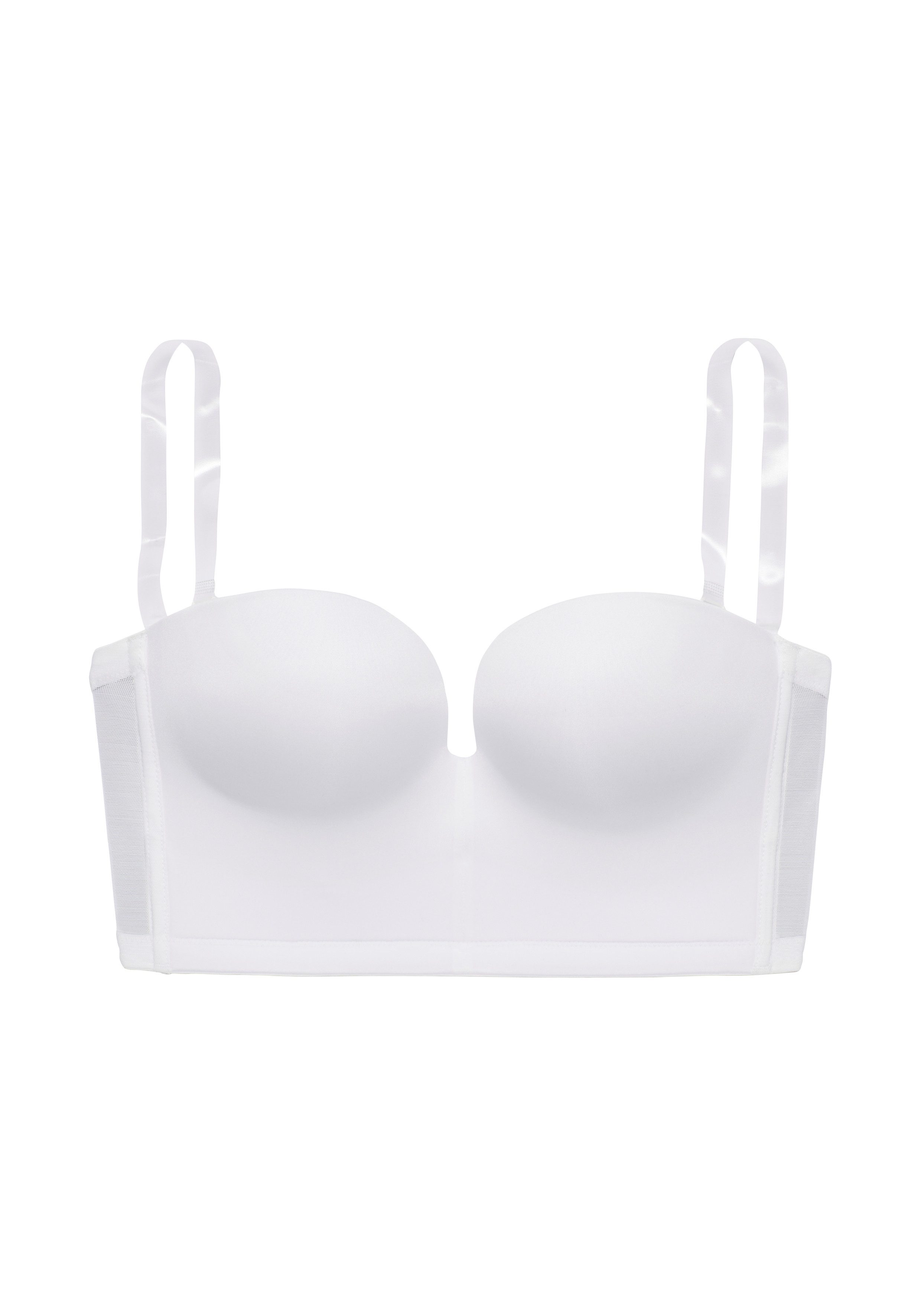LASCANA Corsage mit Push-up-Kissen & Stützfunktion, große Größen, Sommer