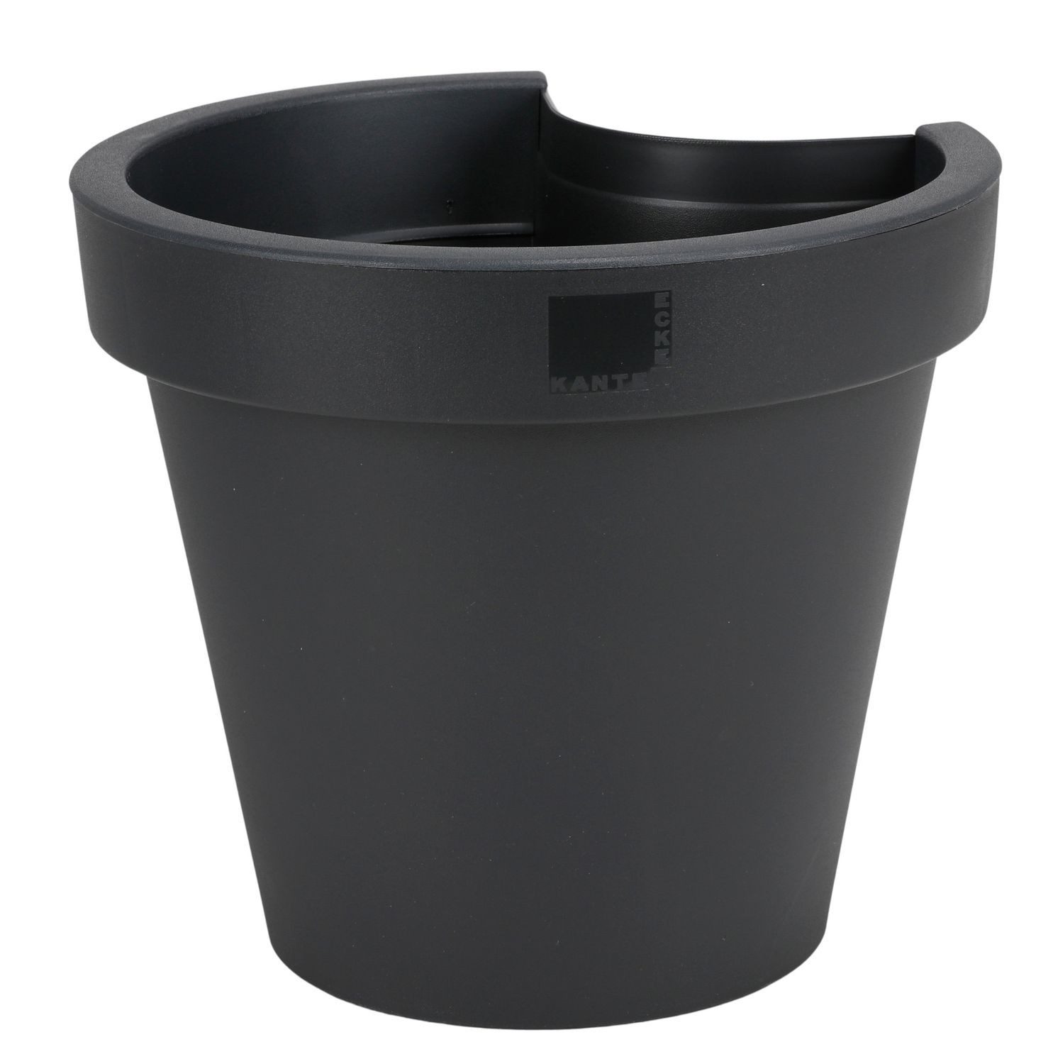 Jelenia Plast Pflanzkübel Regenrohr-Pflanztopf schwarz Fallrohr Blumentopf günstig online kaufen