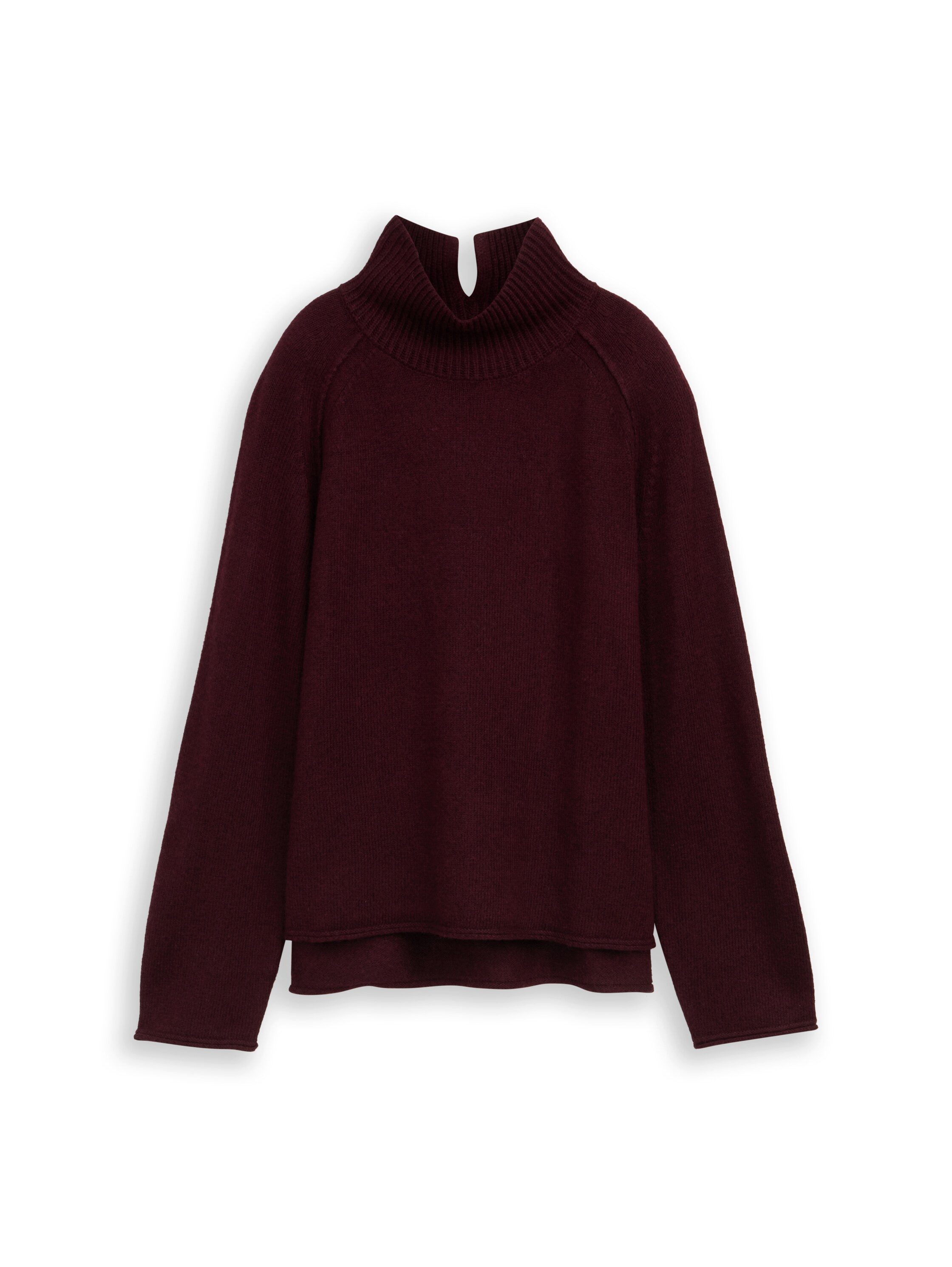TOM TAILOR Strickpullover mit Stehkragen