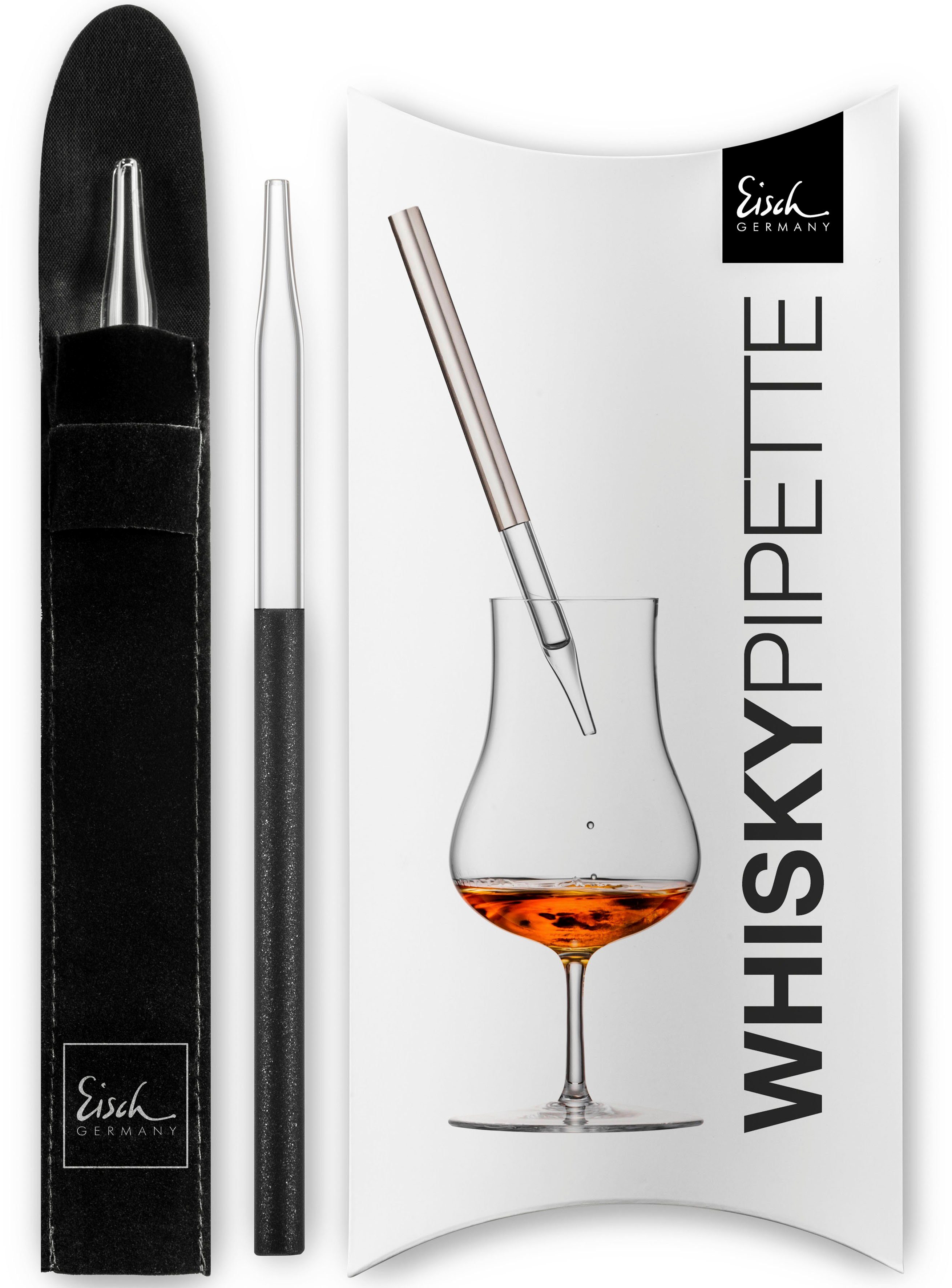 Eisch Whisky-Pipette GENTLEMAN (1 St), zum tropfenweisen Verdünnen von Whisky oder Rum