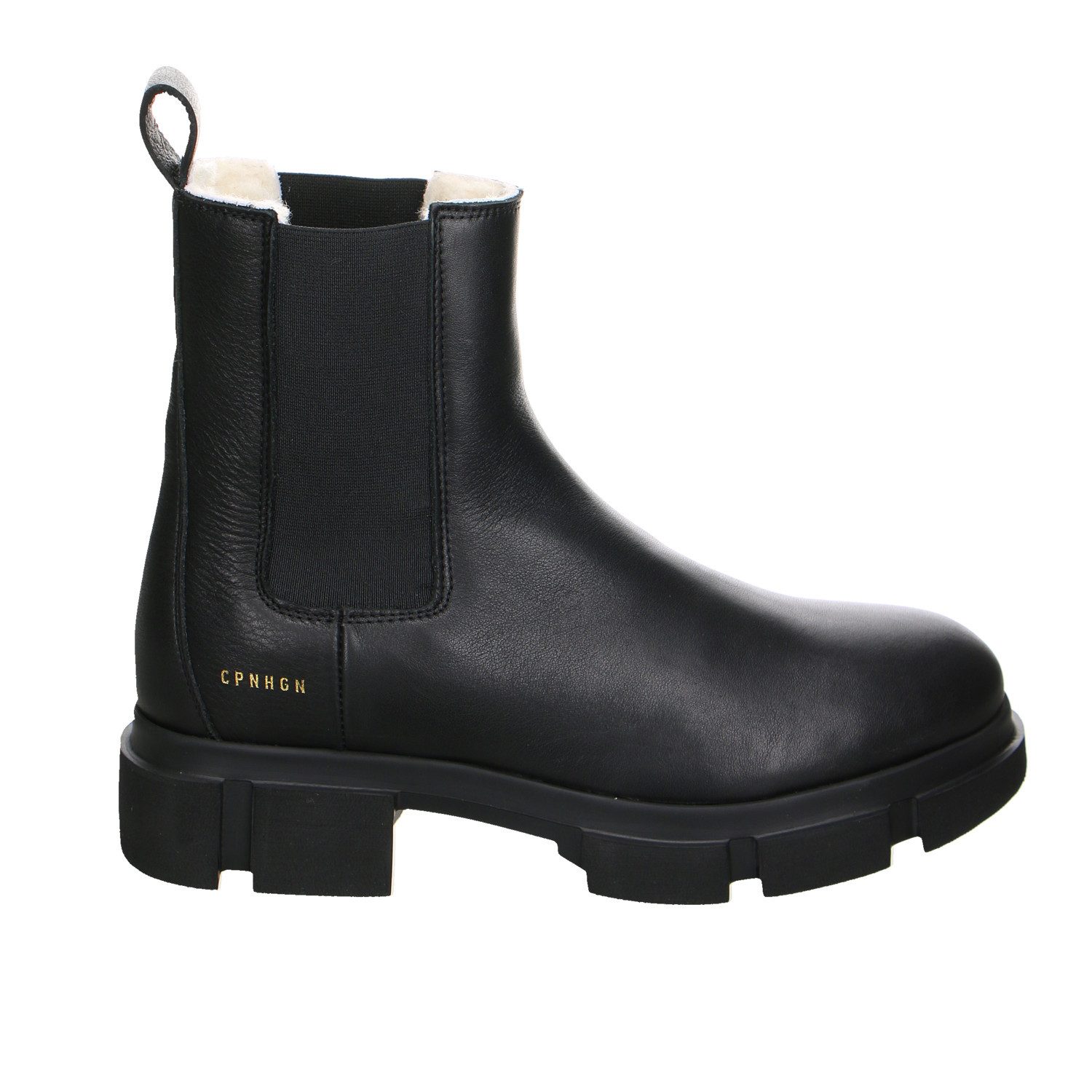 Copenhagen Studios Copenhagen Leder Stiefeletten schwarz Winterstiefelette