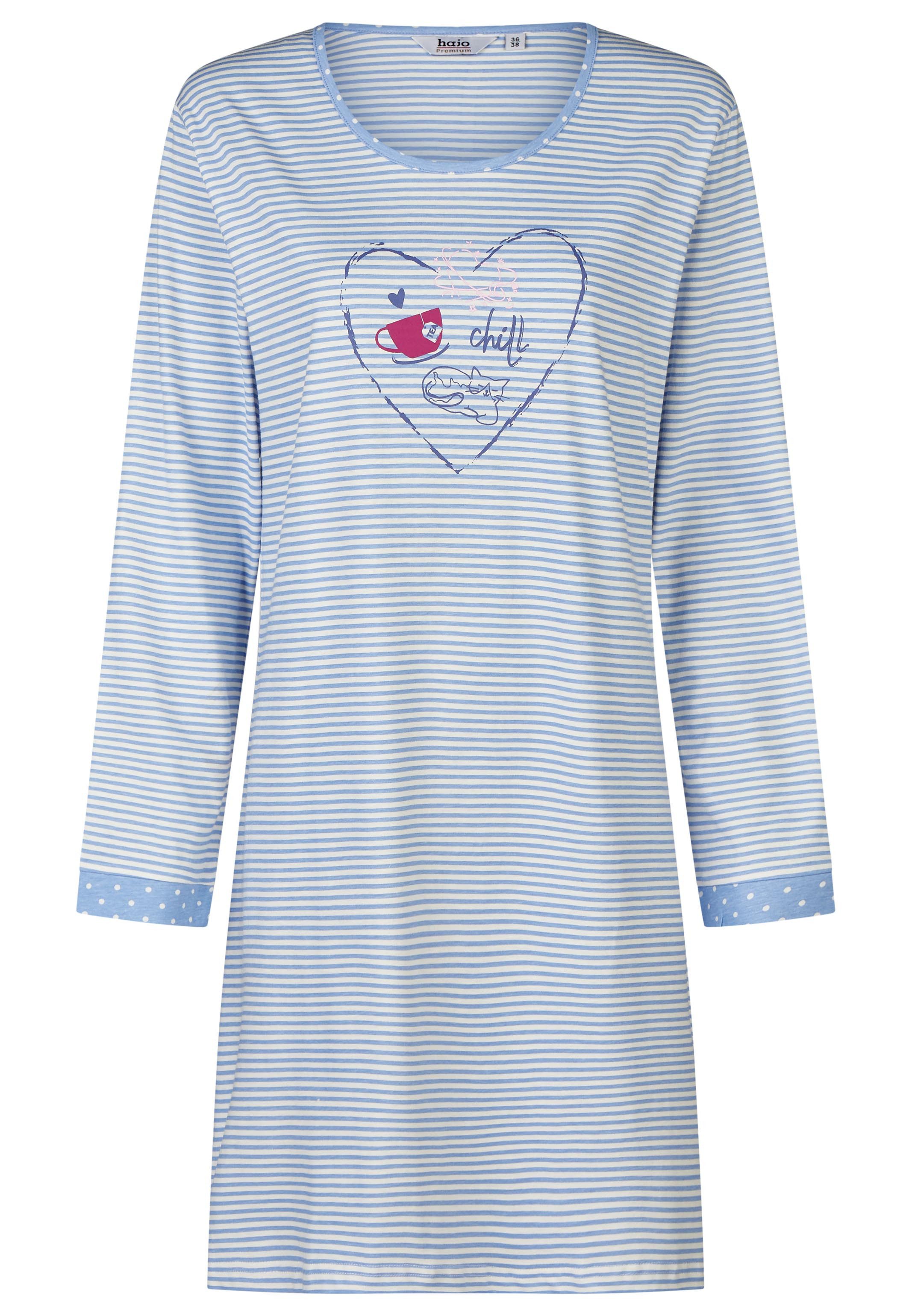 Hajo Nachthemd Premium Cotten (1-tlg) Nachthemd - Baumwolle - Atmungsaktiv