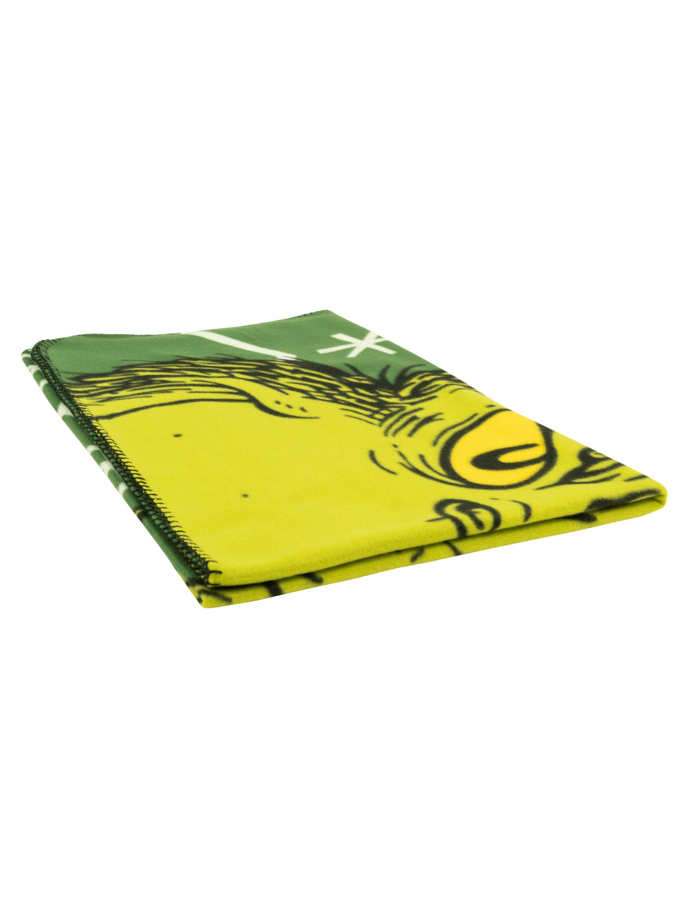 Wohndecke The Grinch Fleecedecke Merry Grinchmas Kuscheldecke 130 x 170 cm, United Labels® – Bild 4 von 5