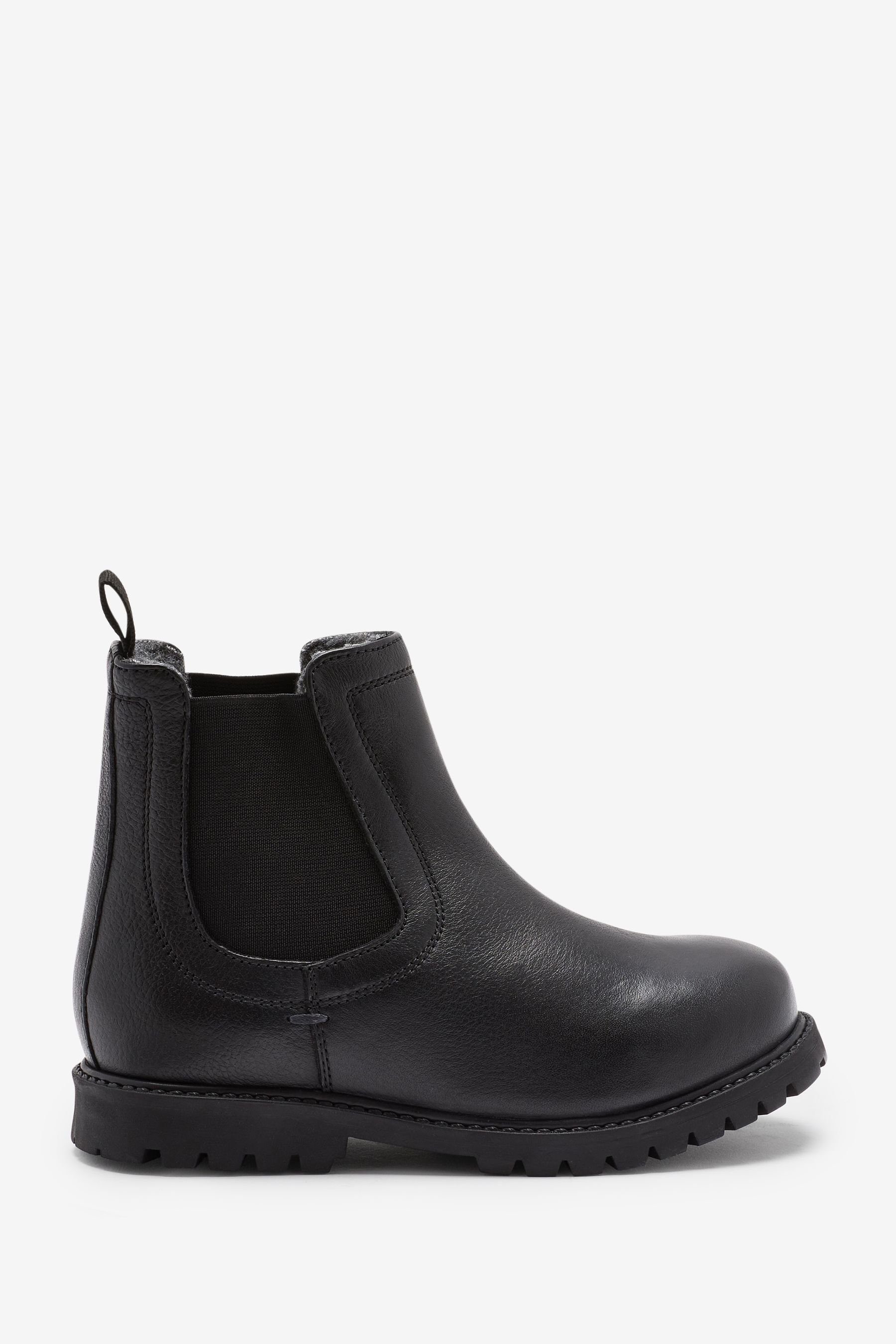 Next Chelsea Boots aus Leder mit Thinsulate™-Futter Stiefel (1-tlg) Black