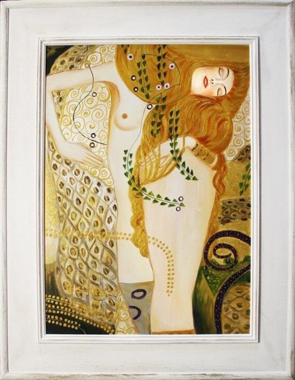 jedes Bild ein Klimt Gemälde handgearbeitet »G16747«, JVmoebel Gustav Unikat,