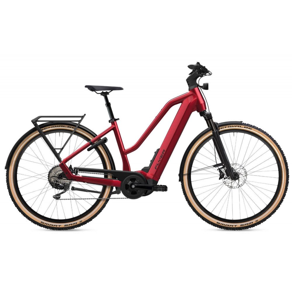 FLYER E-Bike Upstreet 7.12 XC Mixed E-Bike 630 Wh Mercury Red Gloss - S=43cm, 29