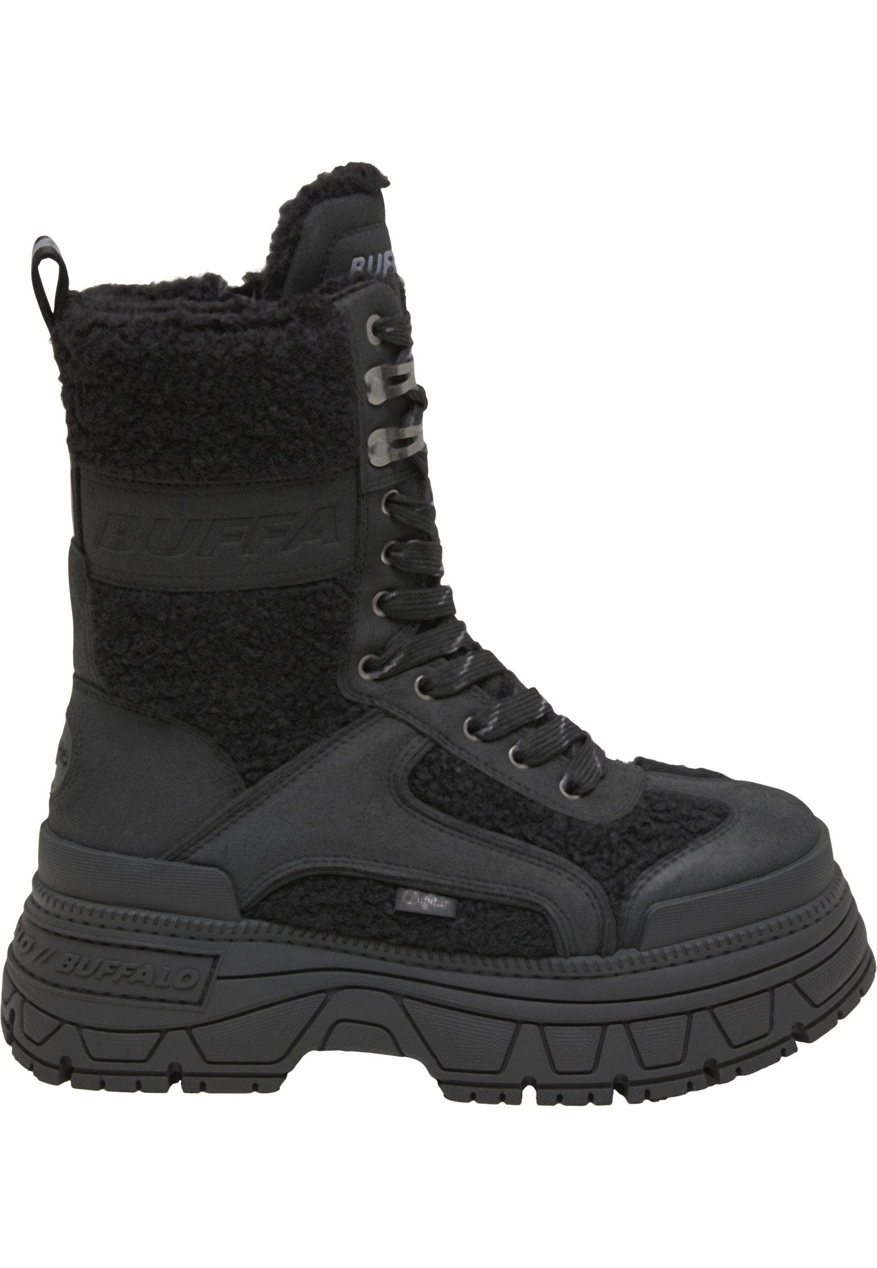 Buffalo Buffalo FUSION COM HI WARM - VEGAN NUBUCK/FUR Stiefel