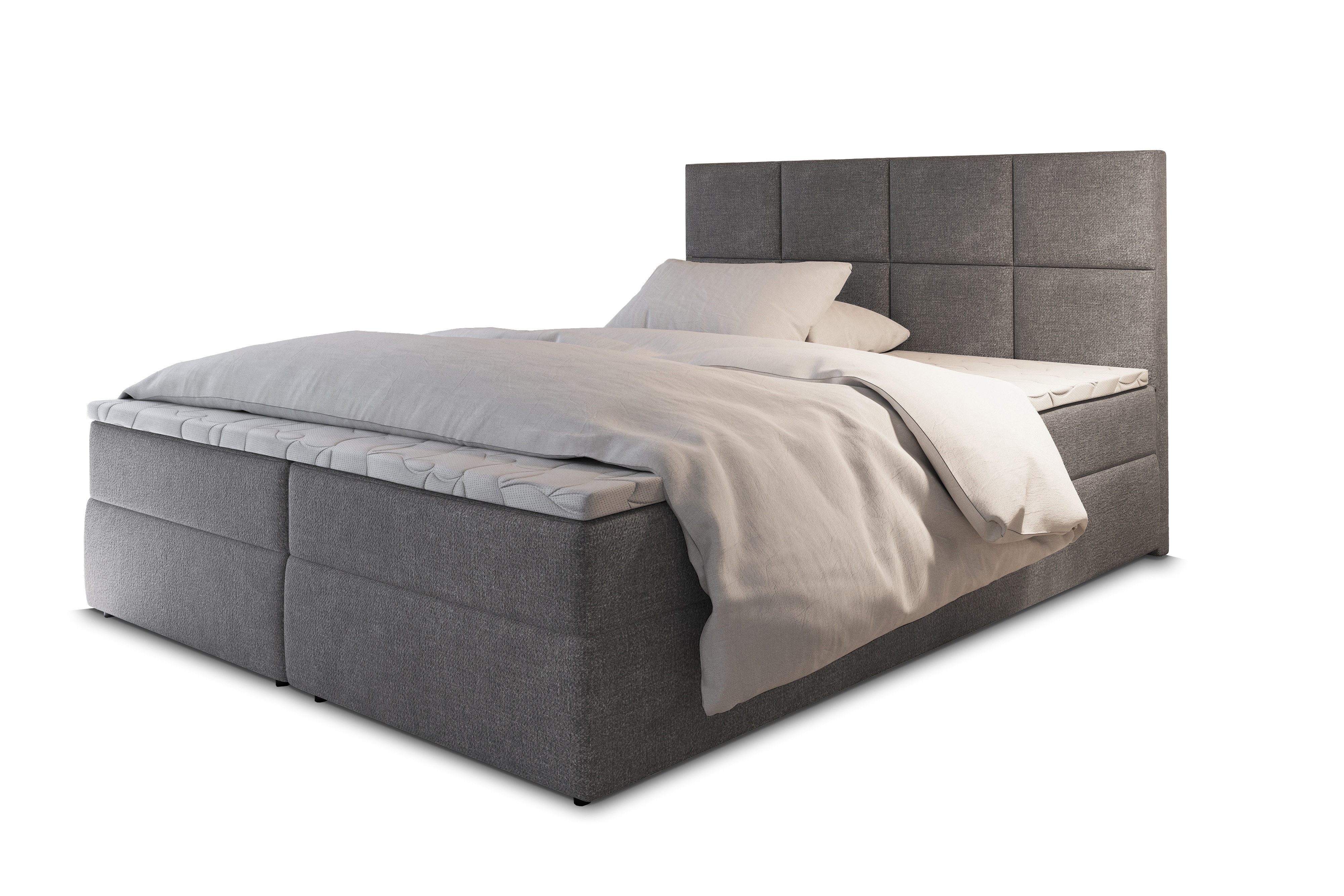 Masseno Boxbett LENA 160x200 cm mit Bonell Matratze und Topper günstig online kaufen