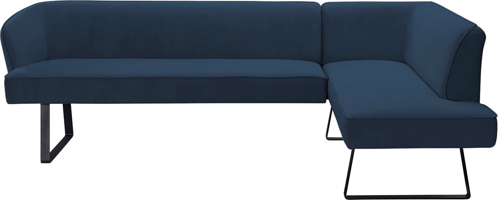 sofa und Metallfüßen, mit exxpo - verschiedenen fashion Keder Eckbank in Qualitäten Americano, Bezug