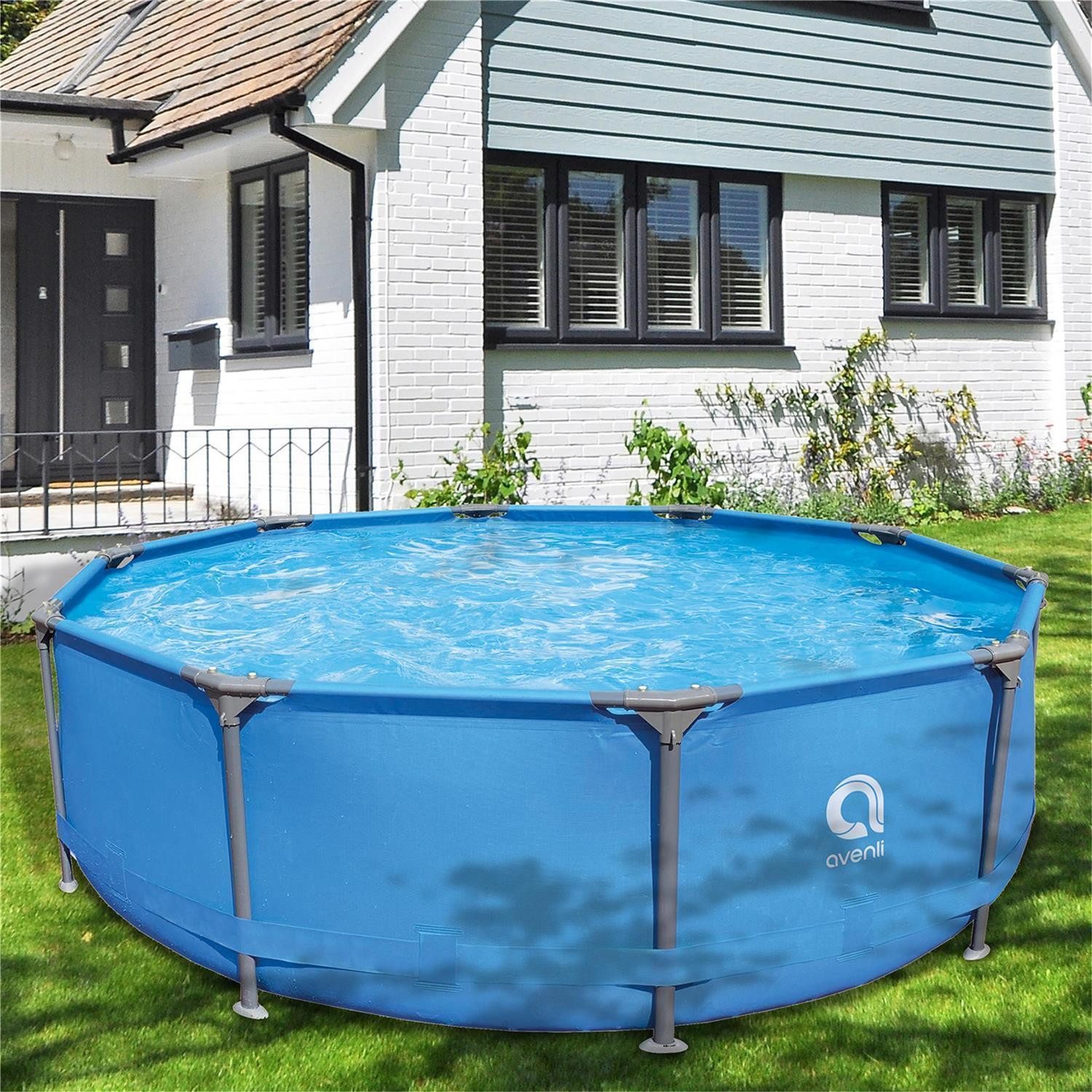 Avenli Framepool Frame Plus Pool 305 x 76 cm, Aufstellpool (Stahlrahmenpool), Auch als Ersatzpool geeignet