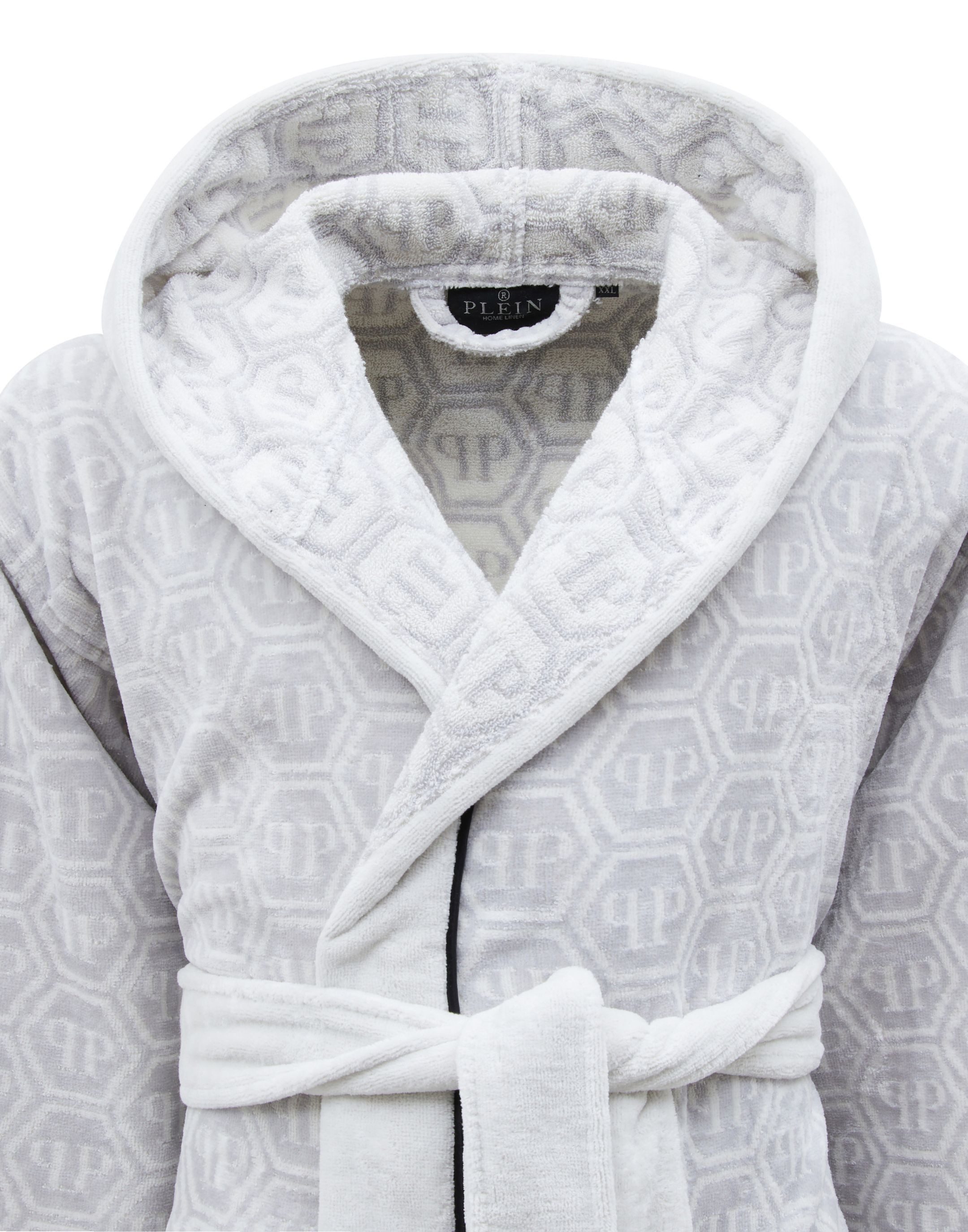 PHILIPP PLEIN Bademantel Hooded Bathrobe PP