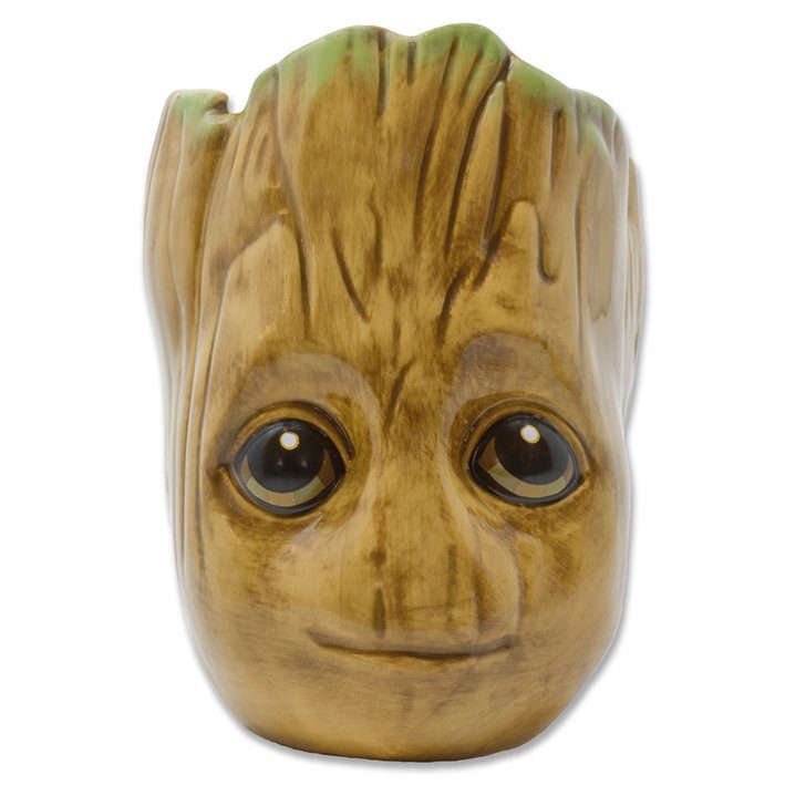 PYRAMID Tasse Skulpturtasse - Baby Groot, Keramik, Die Skulptur-Tasse ist  in der Form von Baby Groot verarbeitet