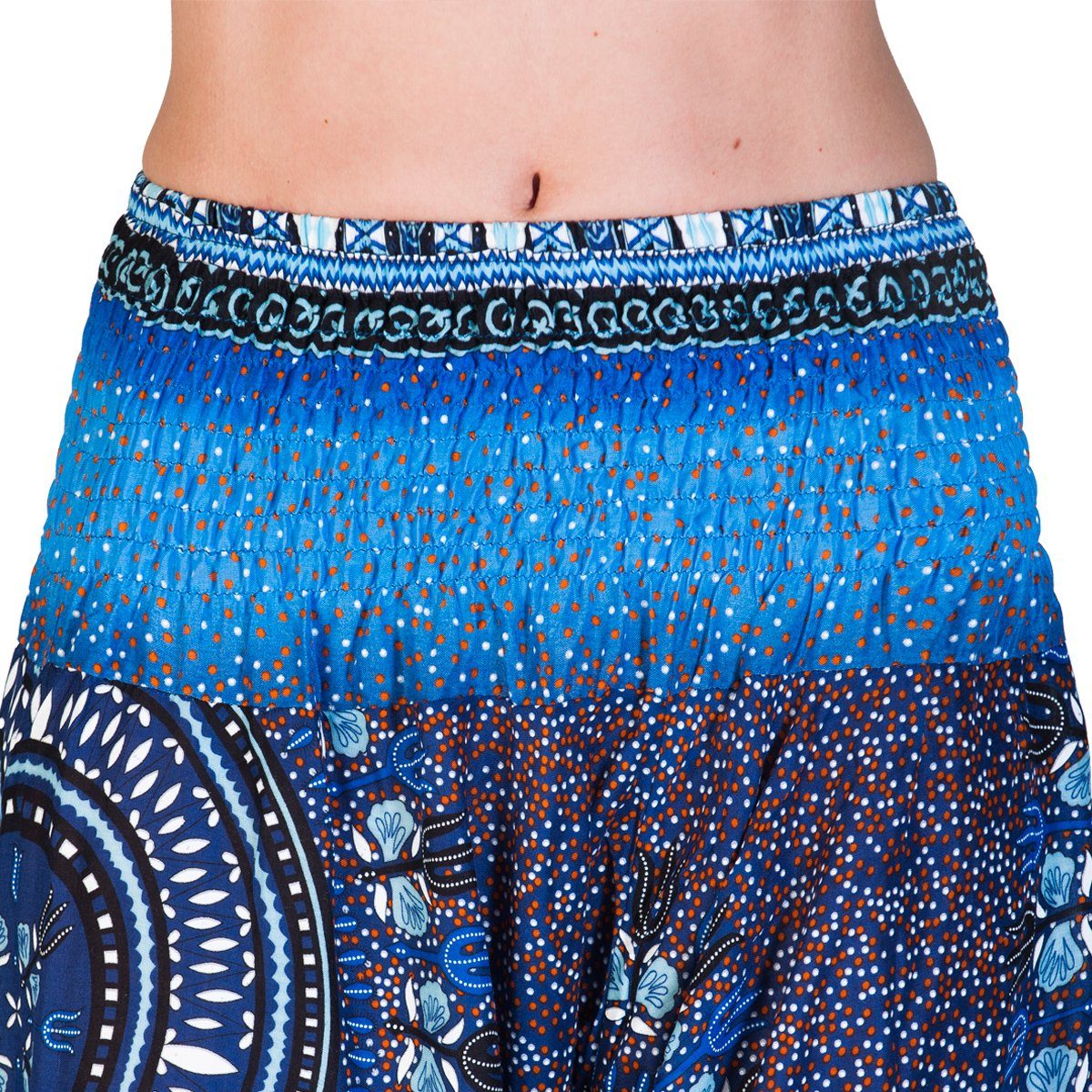 PANASIAM Haremshose Aladinhose für Kinder oder als 3/4-Hose Pumphose Freizeithose Haremshose als Caprihose aus hochwertiger natürlicher Viskose