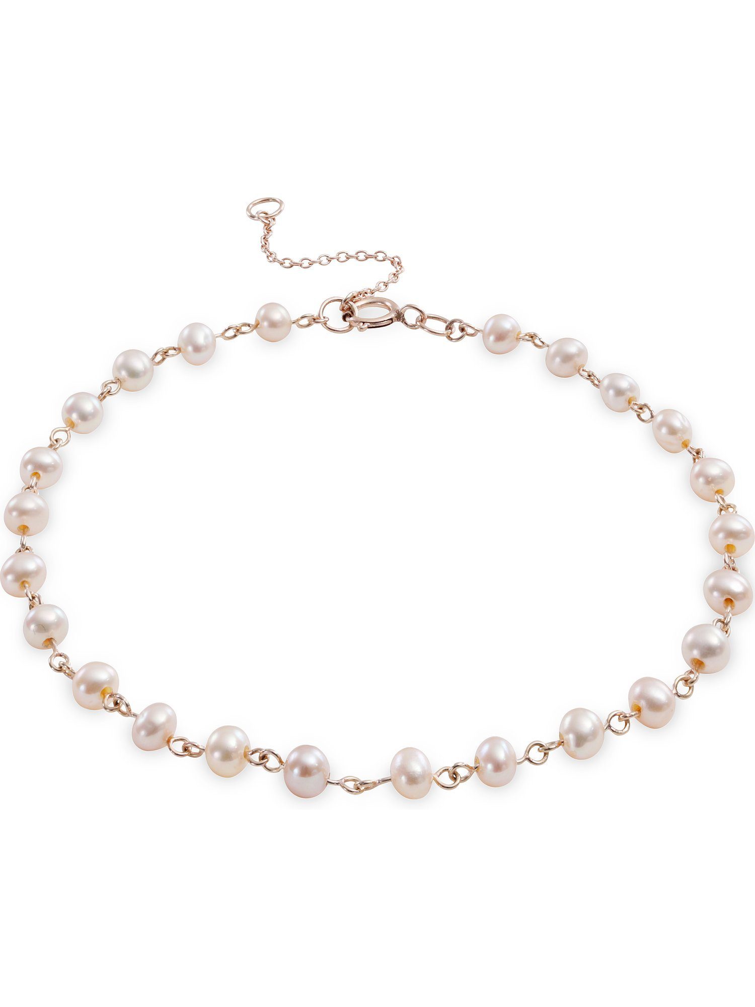 CHRIST Goldarmband CHRIST Damen-Armband 375er Roségold Süßwasserperle