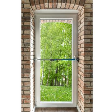 ALLEGRA Stützelement Sicherungsstange 101 - 175 cm (blau), für Fenster, Tür, Balkon