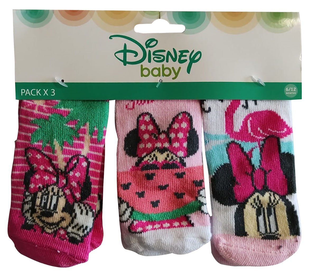 Disney Шкарпетки Disney Minnie Maus Baby Шкарпетки Strümpfe 3er Pack f (3-Paar)