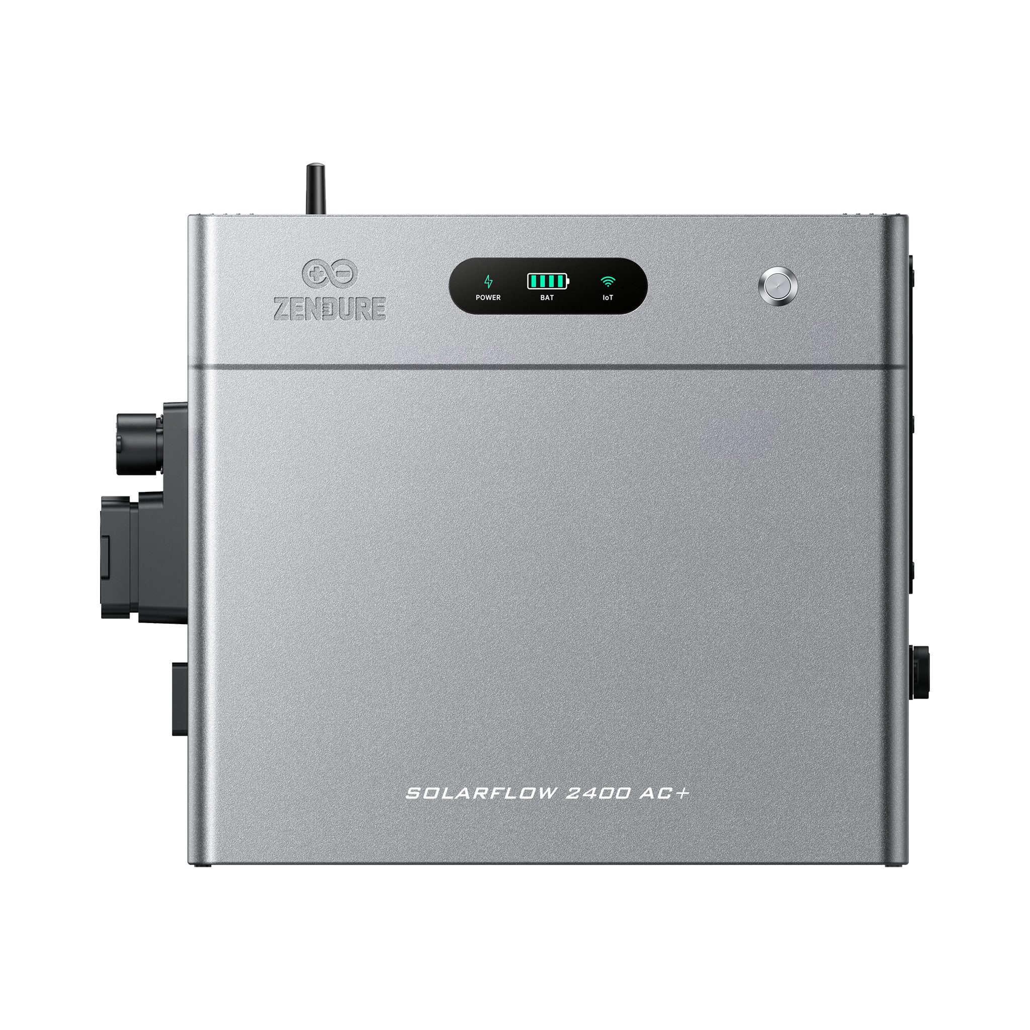 ZENDURE SuperCharged Balkonkraftwerk Zendure SolarFlow 2400 AC Plus mit 0/1/2/3/4/5 AB3000L Batterie, 800 W, (Set, 1× SolarFlow 2400 AC Plus mit 0/1/2/3/4/5× AB3000L Batterien), erweiterbar 2,88–16,8 kWh, IP65 Schutz, Plug and play