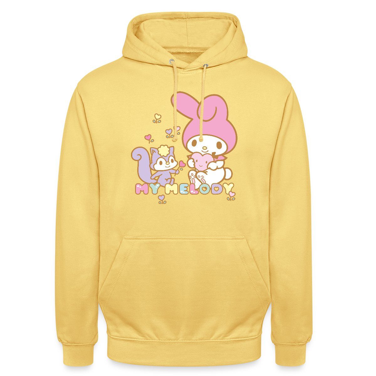 Hoodie My Melody Pflückt Mit Risu Herzblümchen Unisex Hoodie