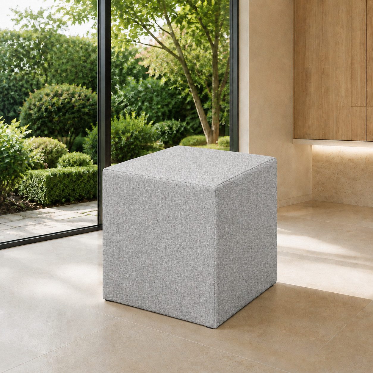 Best for Home Sitzhocker Cube Pouf – Stilvoller Samt Hocker & Fußhocker (Einzelstück, 1 St., verschiedene Farben), Handwerksqualität,TOP Preis-Leistungs-Verhältnis