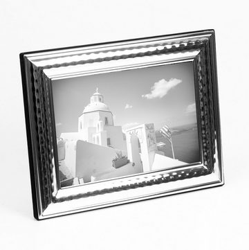 Amadeo Bilderrahmen 10x15 cm Bildausschnitt, Rahmengröße: 14,8x19,8 cm, versilbert, Samt-Rückseite
