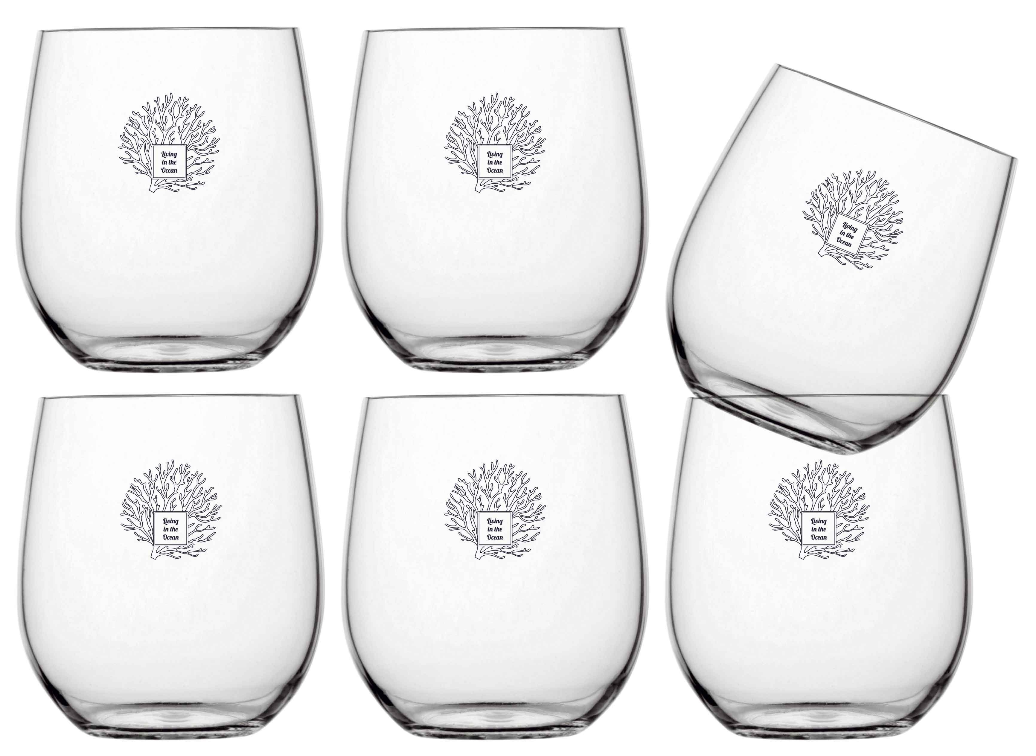 Longdrinkglas Wasserglas Set 6 Stück, unzerbrechlich - Living