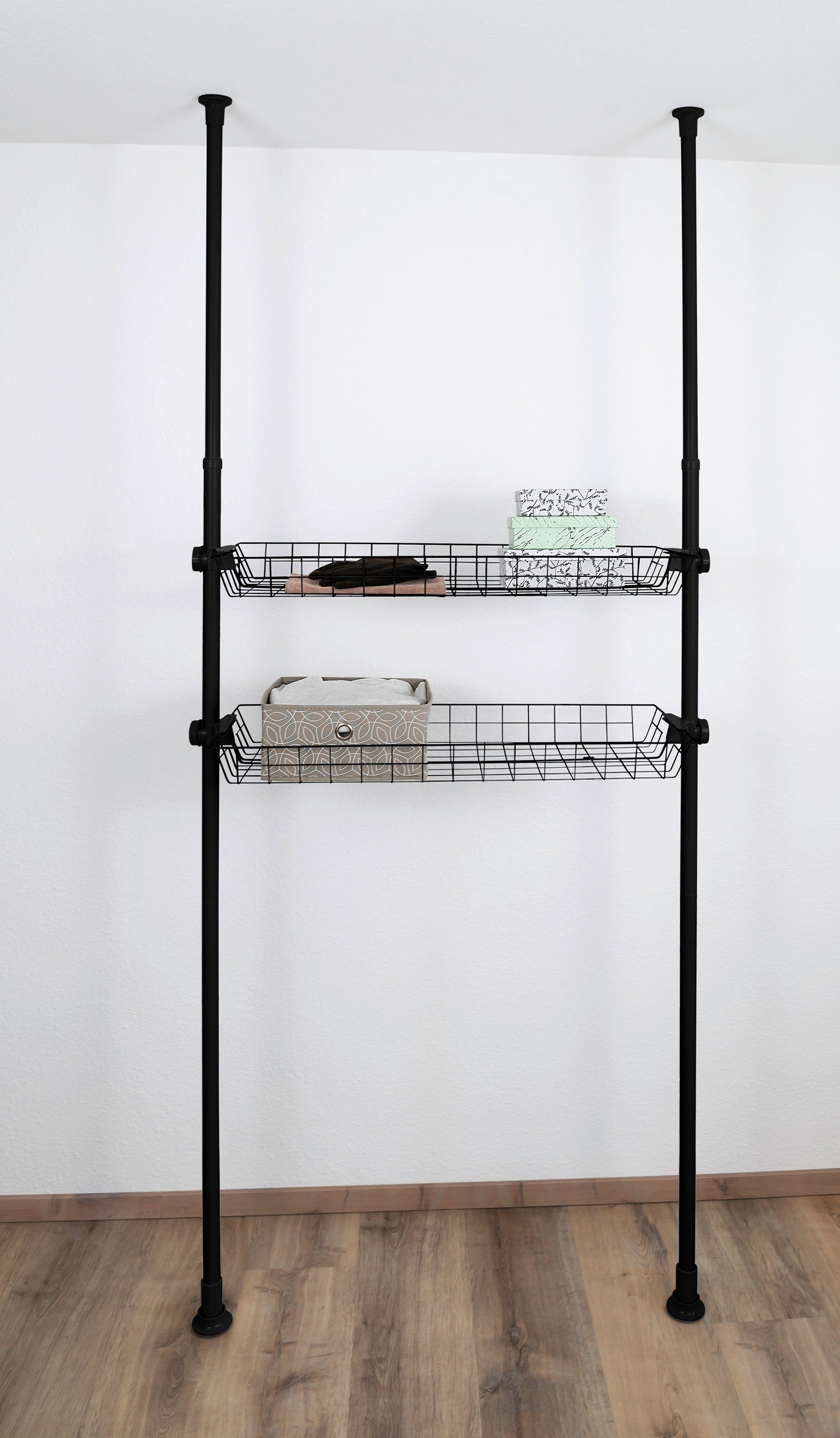 WENKO Regalelement Herkules, 2er Set, Passend zum Teleskop-System Herkules