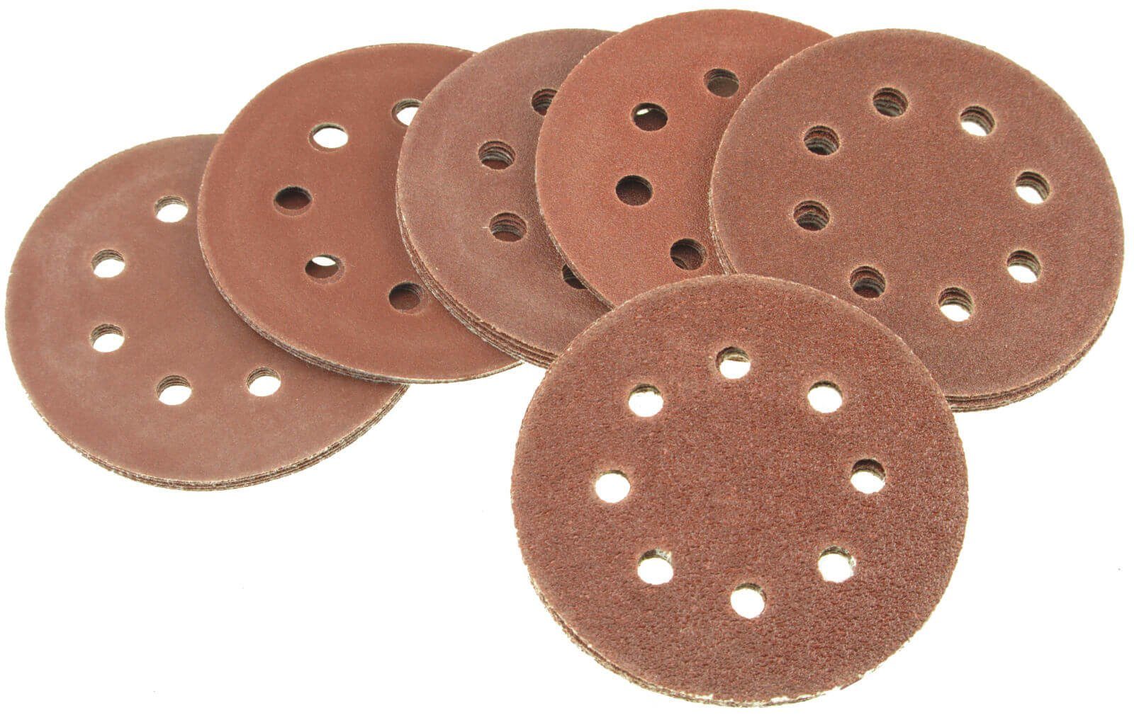 Work plus Schleifscheibe Schleifscheiben Sortiment 115mm 30 Blatt gemischte Körnung