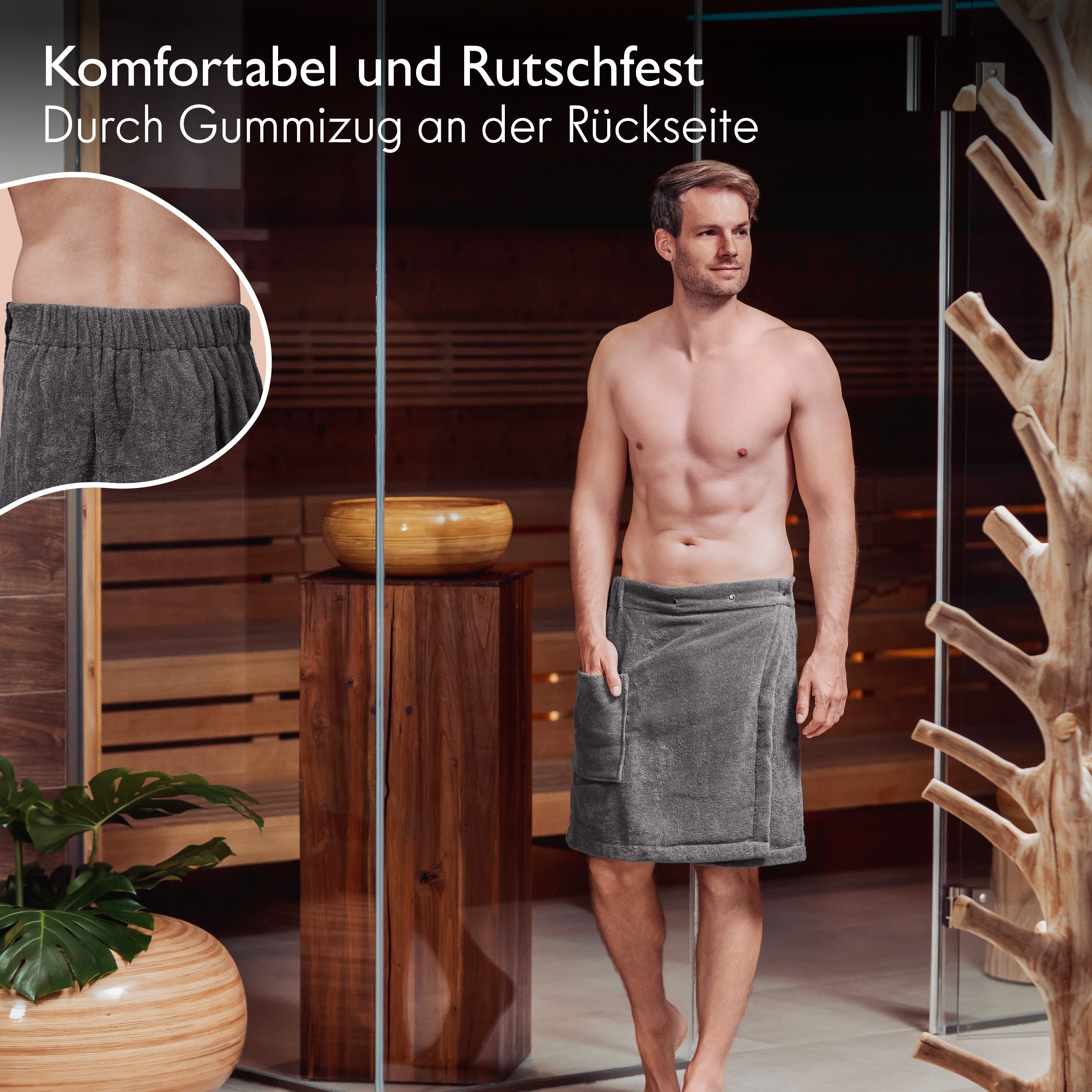 Liebenstein Saunatuch Samtweicher Saunakilt Herren aus günstig online kaufen
