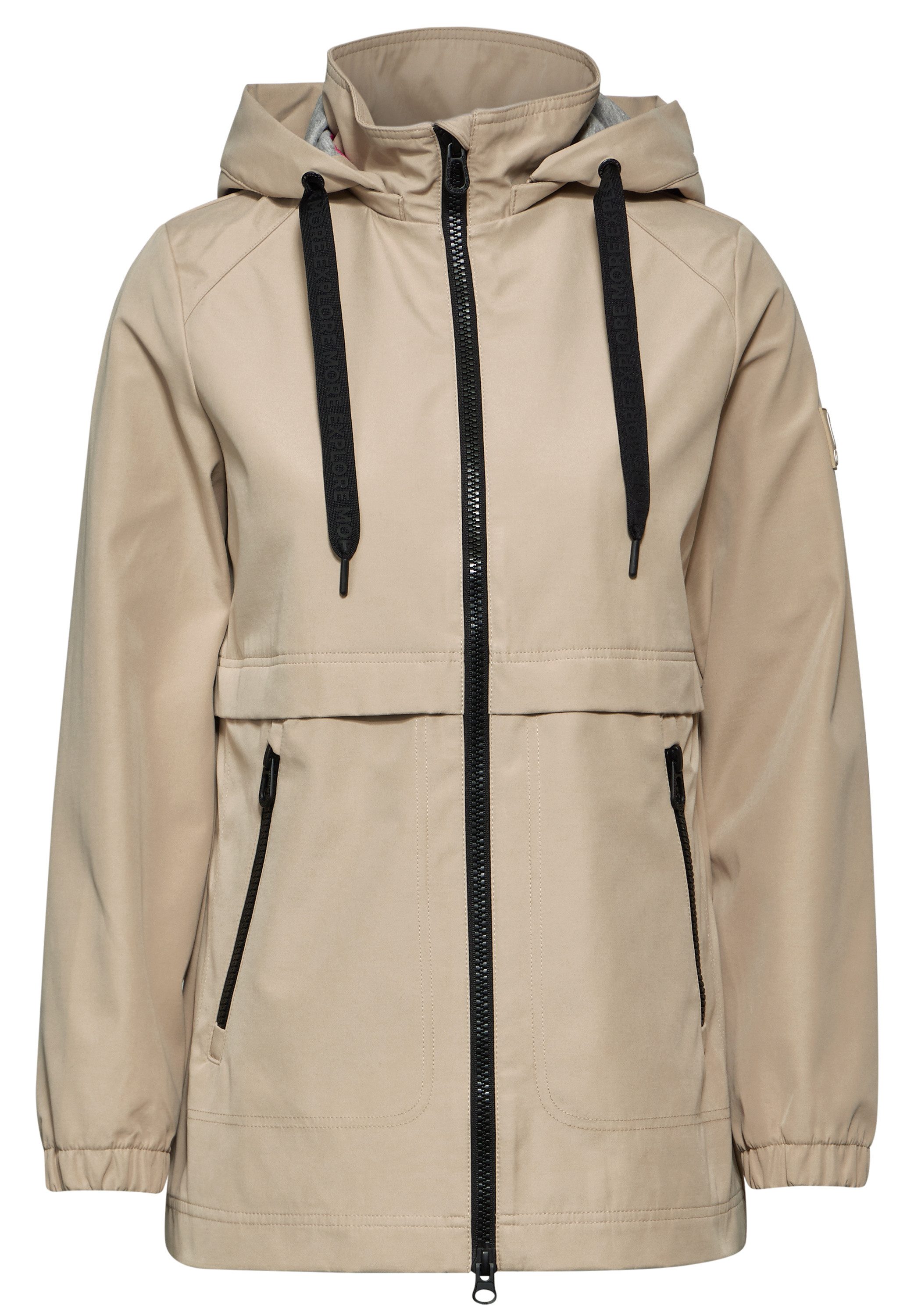 CECIL Outdoorjacke aus softem Materialmix