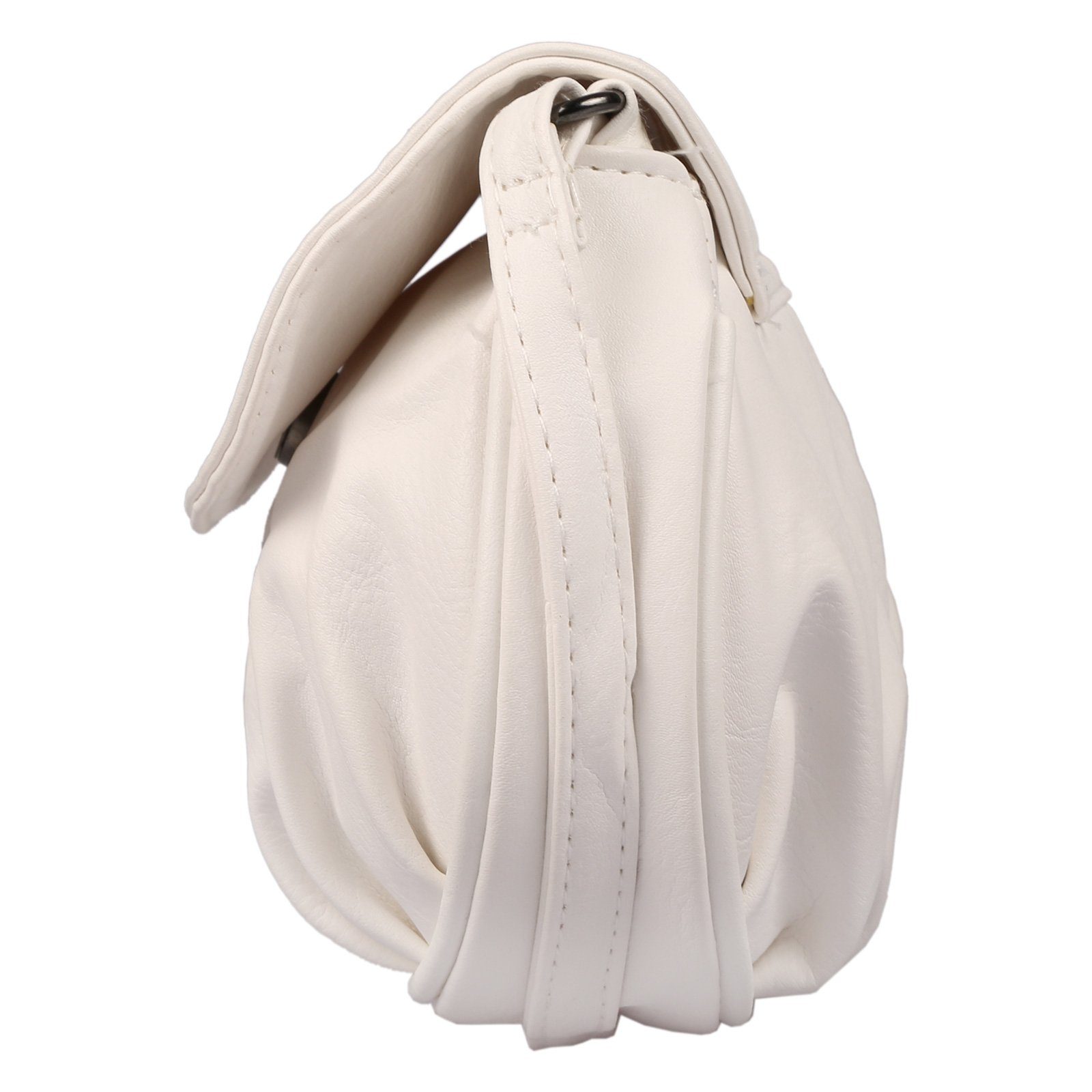 Christian Wippermann Umhängetasche Schultertasche Abendtasche Umhängetasche 19x15x6cm (einzeln), Überschlagtasche Kunstleder