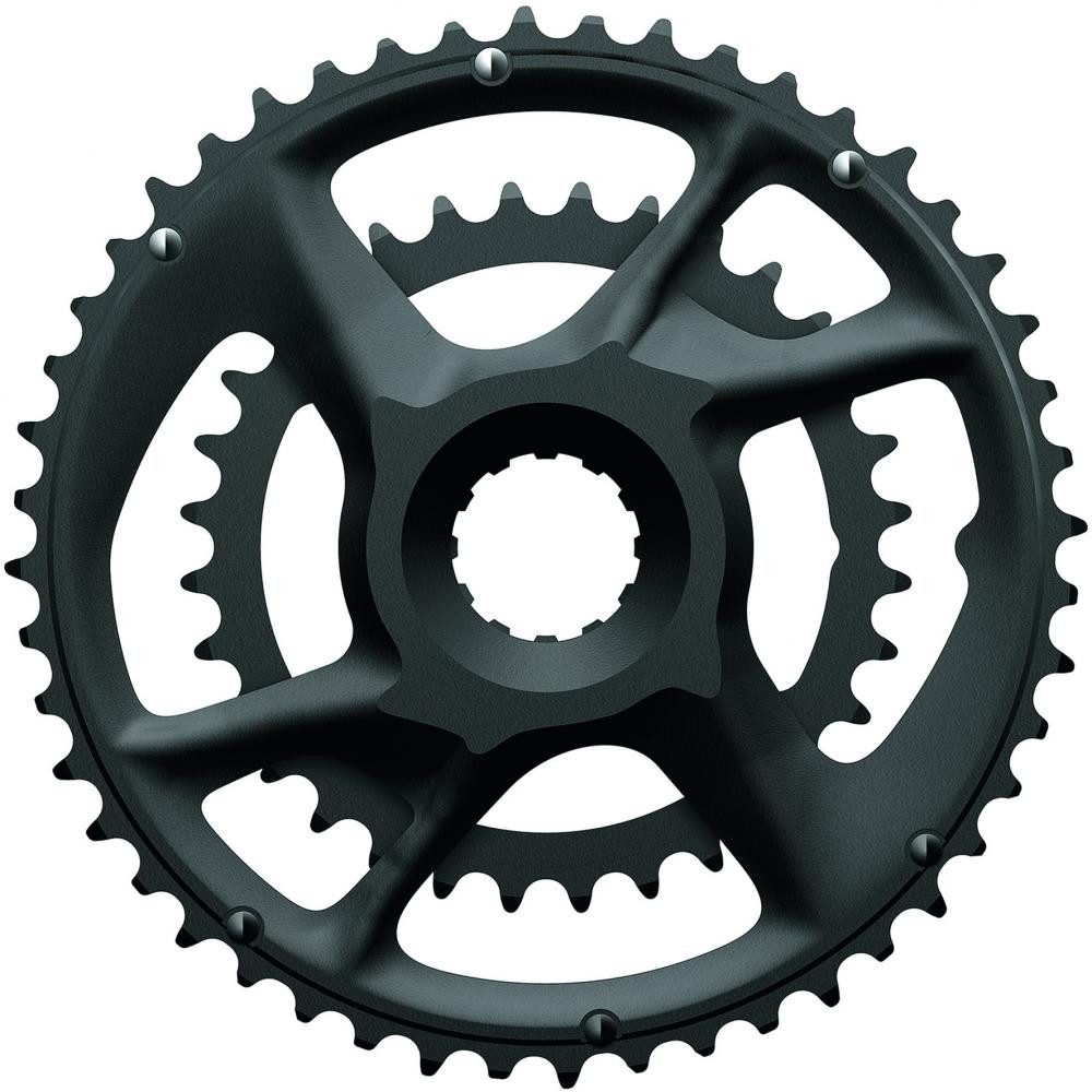 FSA Fahrradkette FSA Kettenblätter E-Bike Direct Mount 48/32 T Schwarz - CNC-gefräst fü