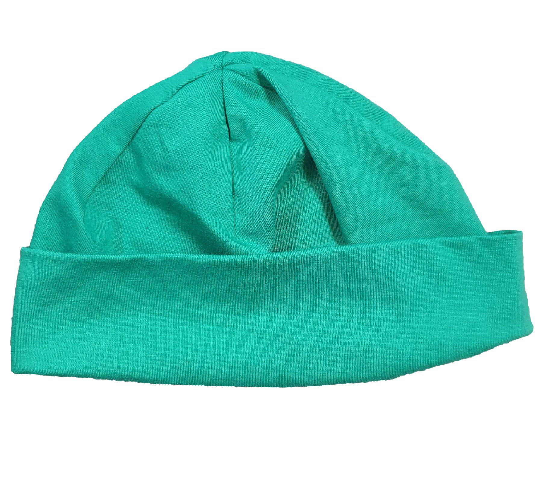 MAXIMO Jerseymütze maximo Kleinkinder Jersey-Mütze weiche Kinder Umschlag- Mütze Kopfbedeckung Grün