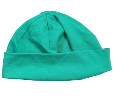 MAXIMO Jerseymütze maximo Kleinkinder Jersey-Mütze weiche Kinder Umschlag-Mütze Kopfbedeckung Grün