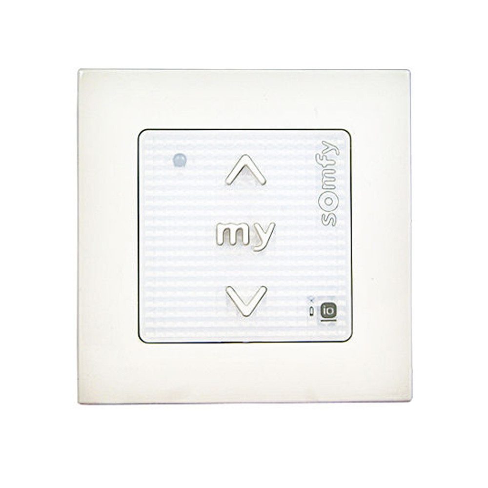 Rollladen-Funksteuerung Smoove Origin io Funk Wandsender TaHoma®Somfy inkl. Rahmen