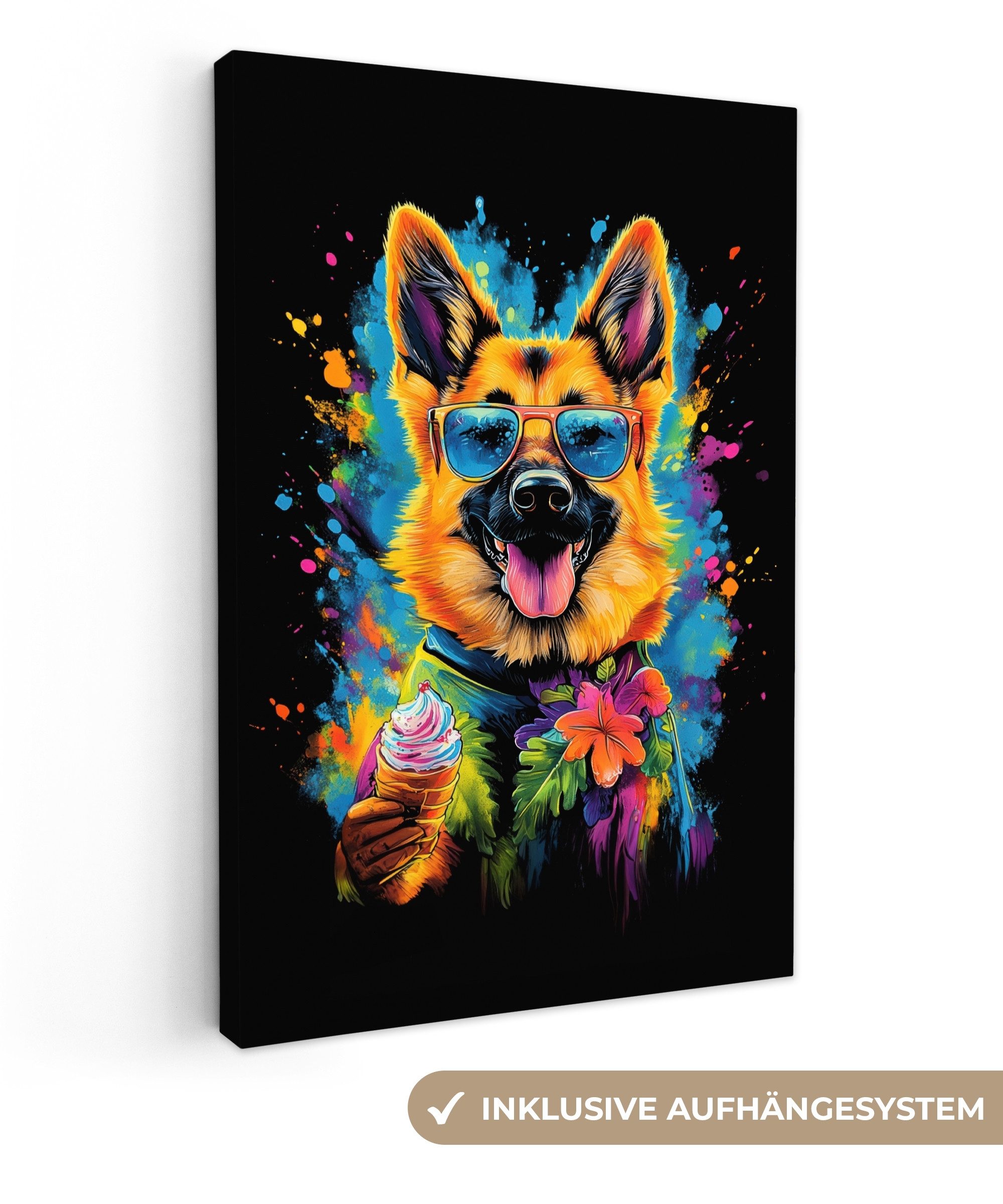 OneMillionCanvasses® Leinwandbild Graffiti - Sommer - günstig online kaufen