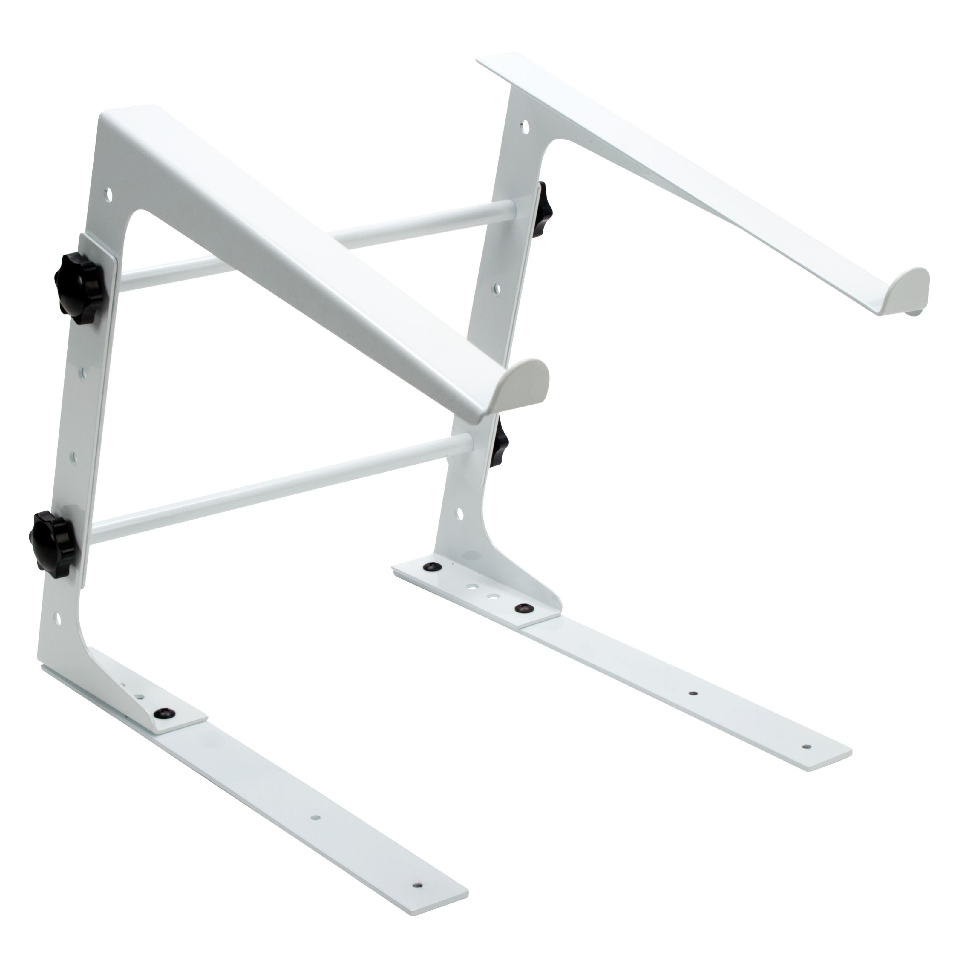 FAME Laptop-Ständer, (Audio LS-1 SNOW Laptop Stand Stabiler Verstellbarer Ideal für DJs Musiker Techniker Inklusive Halterungen Seitlichen Erweiterungen 4 Höhen 3 Breiten Weiß, DJ-Möbel, Laptop Stands, Audio LS-1 SNOW Laptop Stand, Stabiler Verstellbarer, DJs, Musiker)