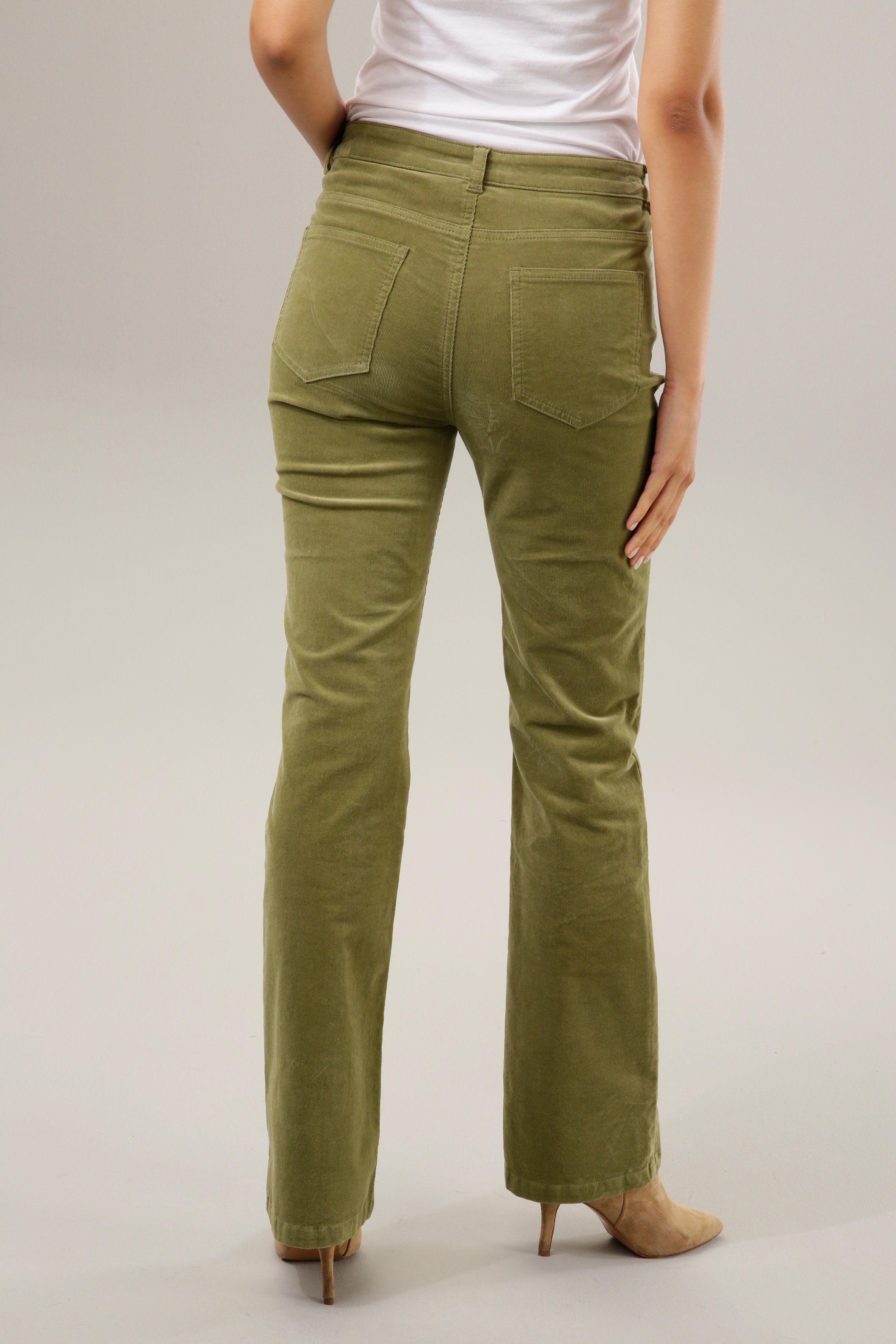 Aniston CASUAL Cordhose in trendiger Bootcut-Form günstig online kaufen