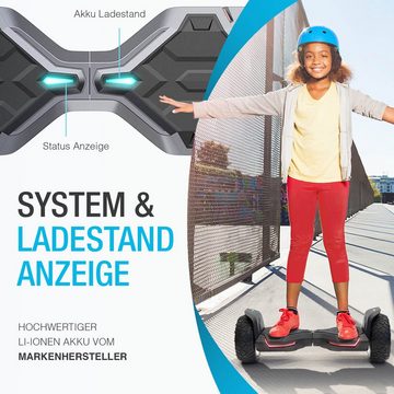 Bluewheel Electromobility Skateboard HX510 (Kinder Sicherheitsmodus & App - Bluetooth), 8.5" Premium Offroad Hoverboard Bluewheel HX510 SUV