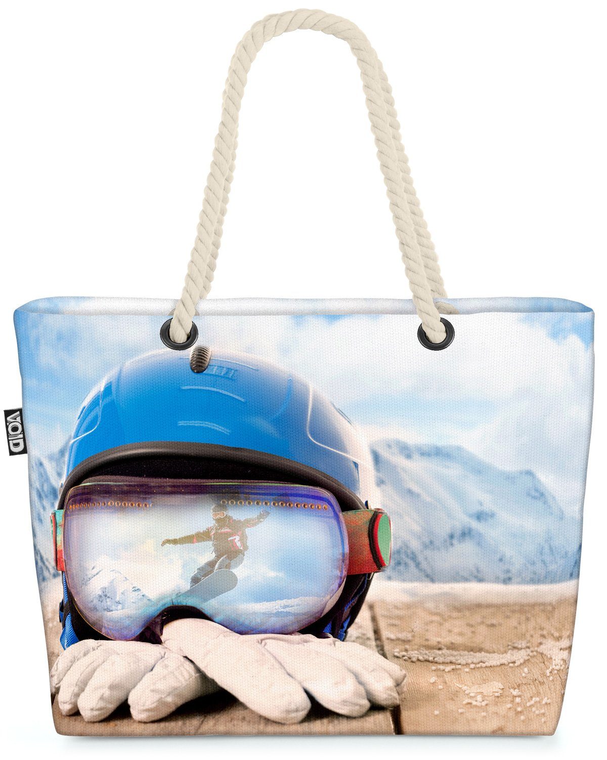 VOID Strandtasche (1-tlg), Skihelm Skier Urlaub Ski-fahren skiläufer skier maske extrem kalt rei