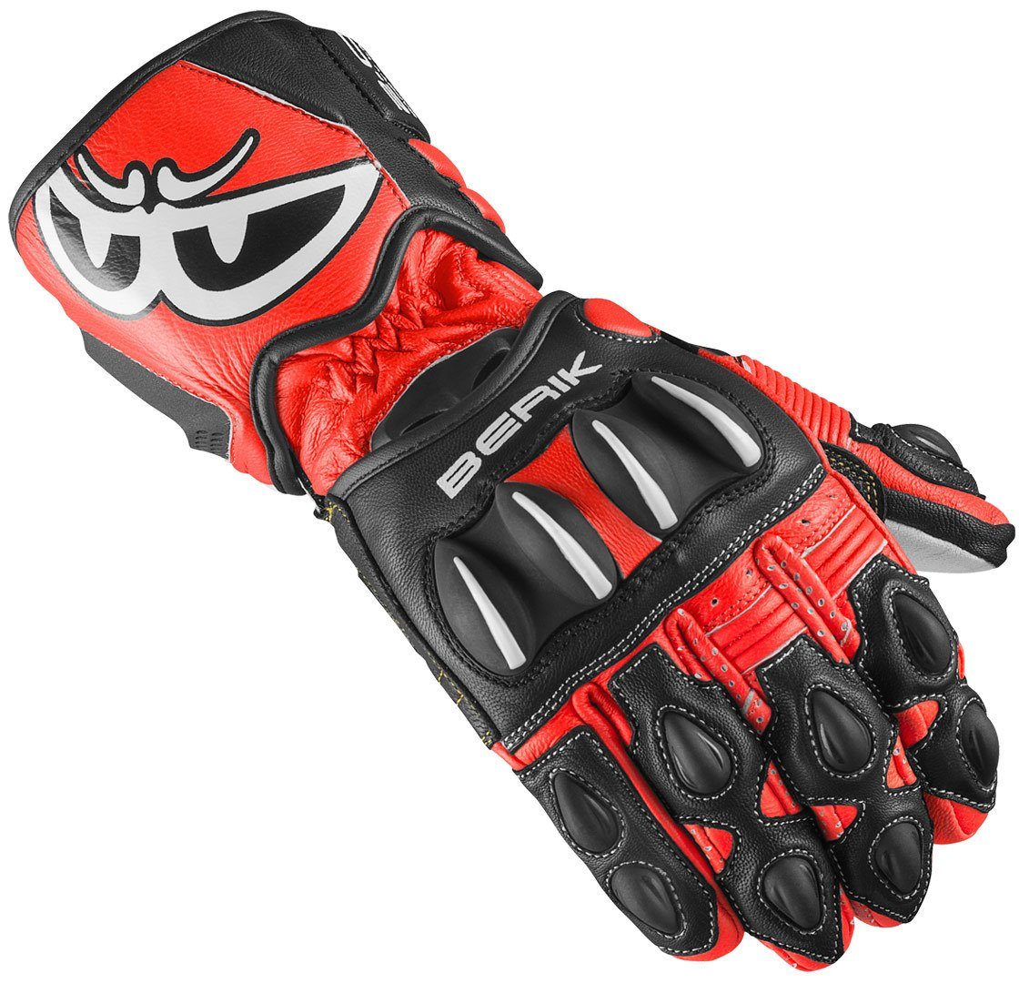 Berik Motorradhandschuhe Thunar Evo Motorradhandschuhe Black/Red