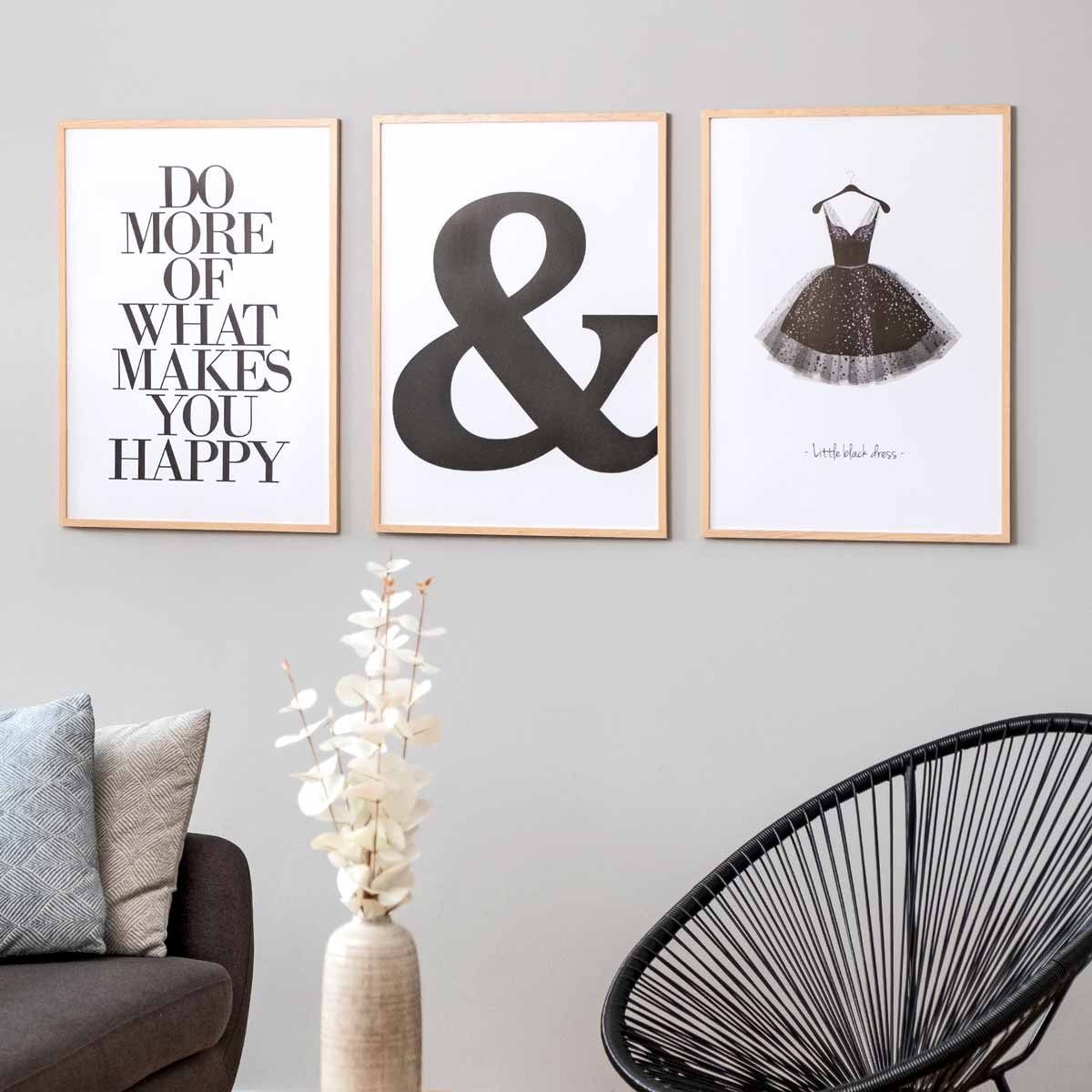 PHOTOLINI Bilderrahmen 3er Set, stabiles MDF-Holz, günstig online kaufen