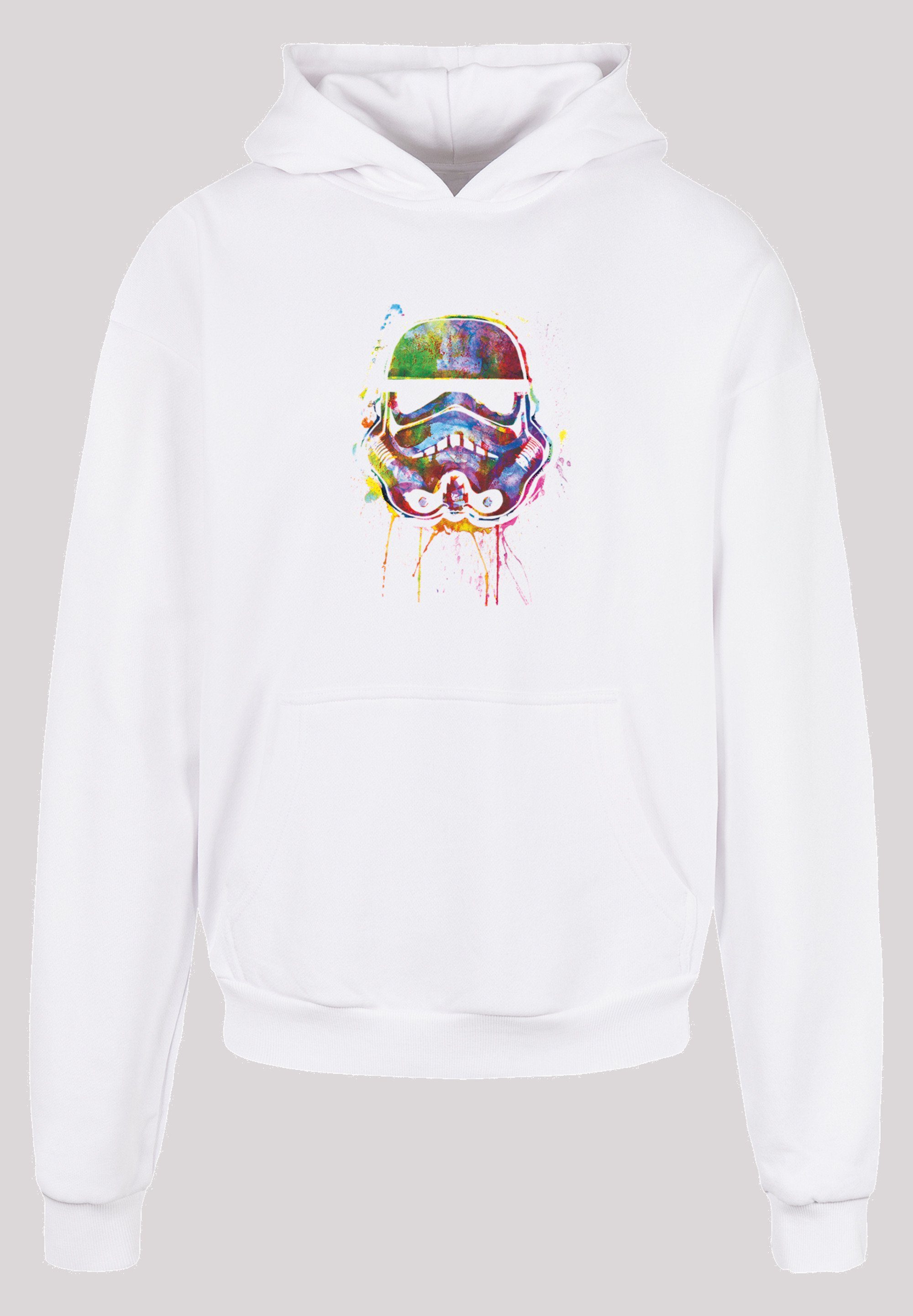 F4NT4STIC Sweater with Splats Herren -tlg) Stormtrooper Paint Heavy Hoody (1 Ultra