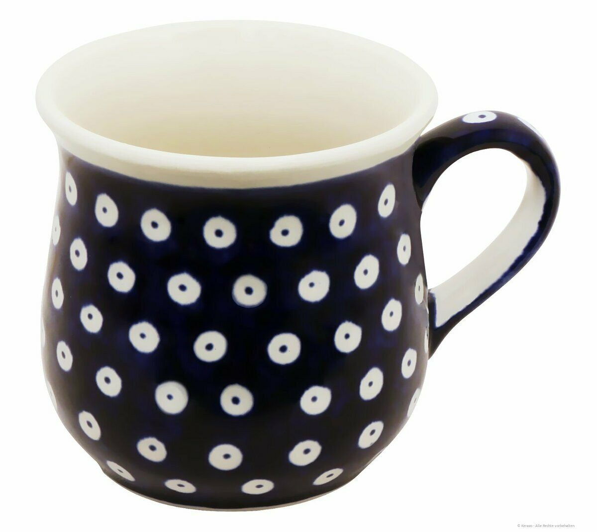 Bunzlauer Keramik Кружки Bunzlauer Keramik 250ml Кружки bauchig mit ausgestelltem Rand Dekor 42, Keramik